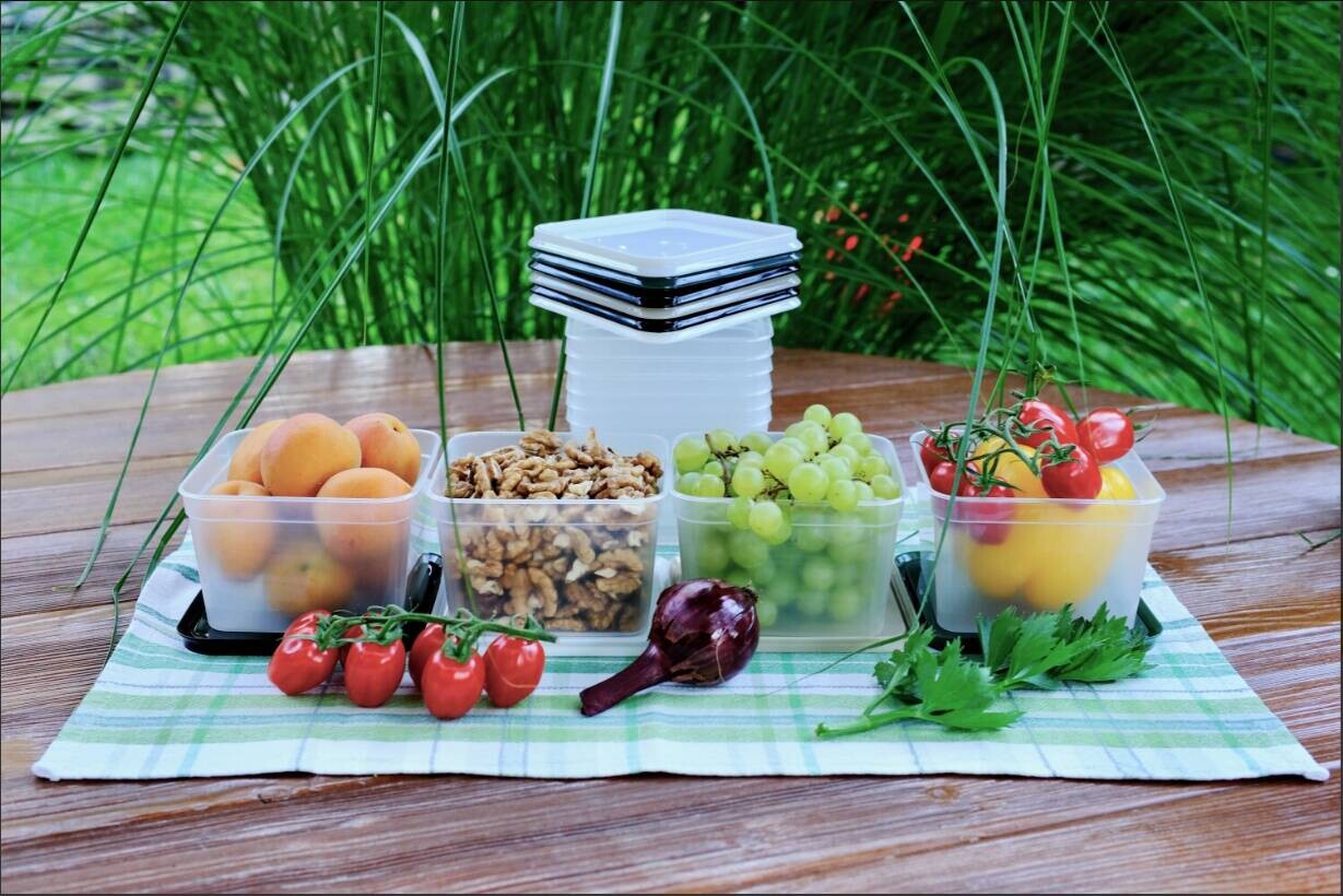 alpina Frischhaltedosenset mehrfarbig