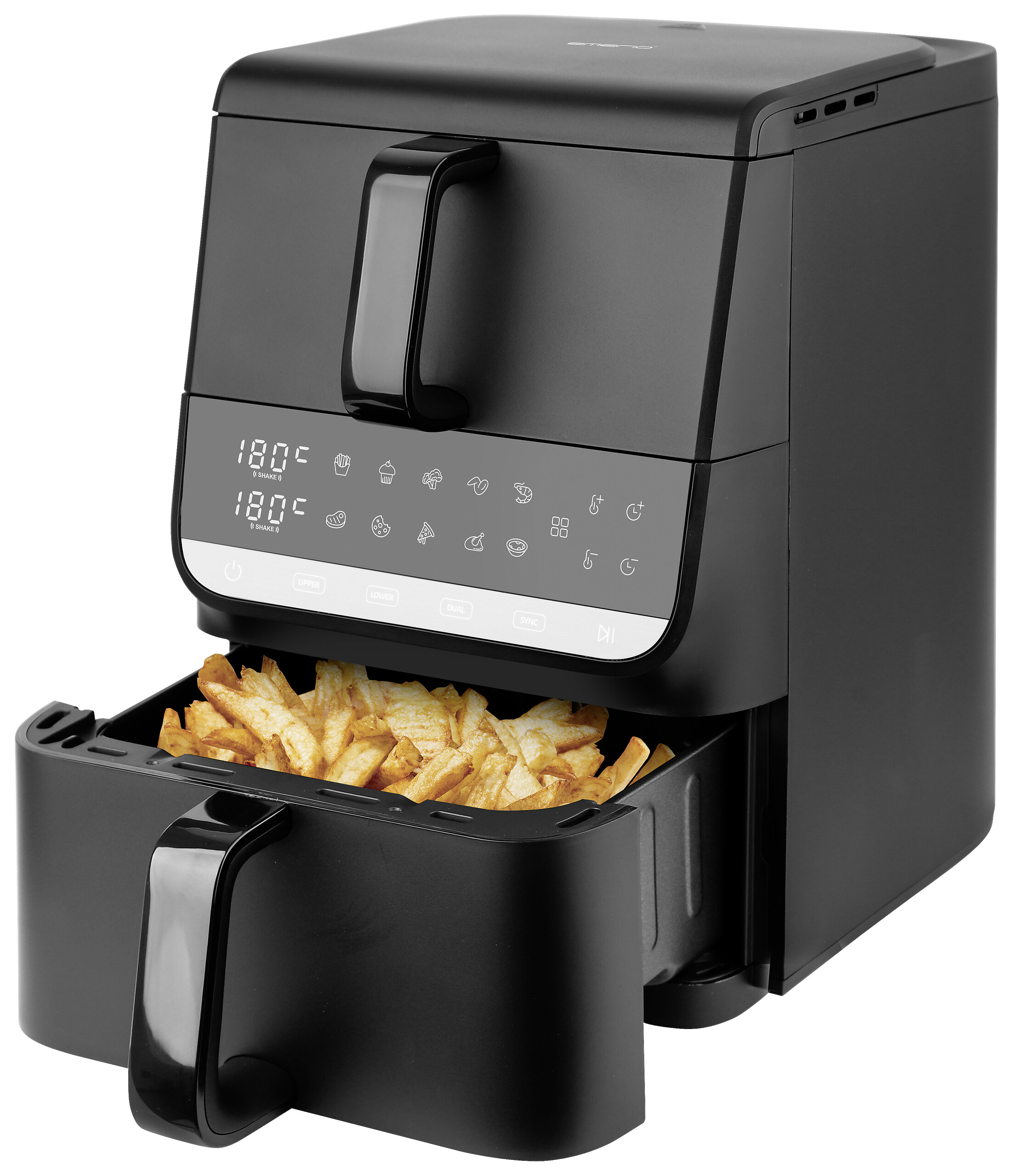 Emerio Heißluftfritteuse AF-133542.2 schwarz Metall B/H/L: ca. 28,4x40,3x43 cm ca. 10 l