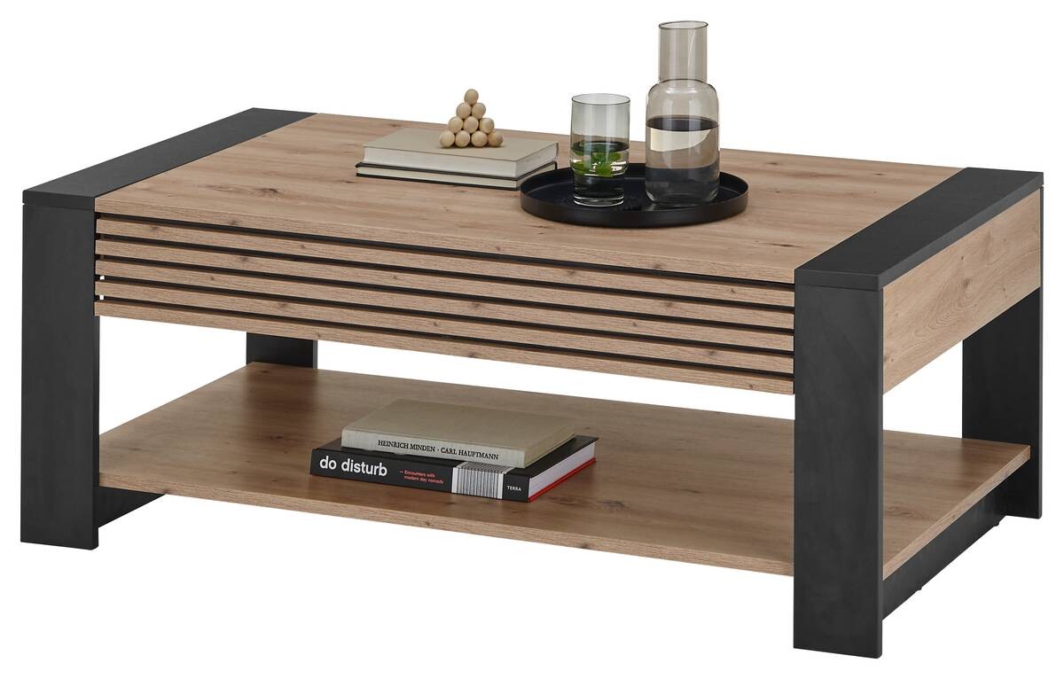 Couchtisch Felipe Eiche Artisan MDF B/H/T: ca. 107x42x60 cm Couchtisch Felipe Eiche Artisan MDF B/H/T: ca. 107x42x60 cm