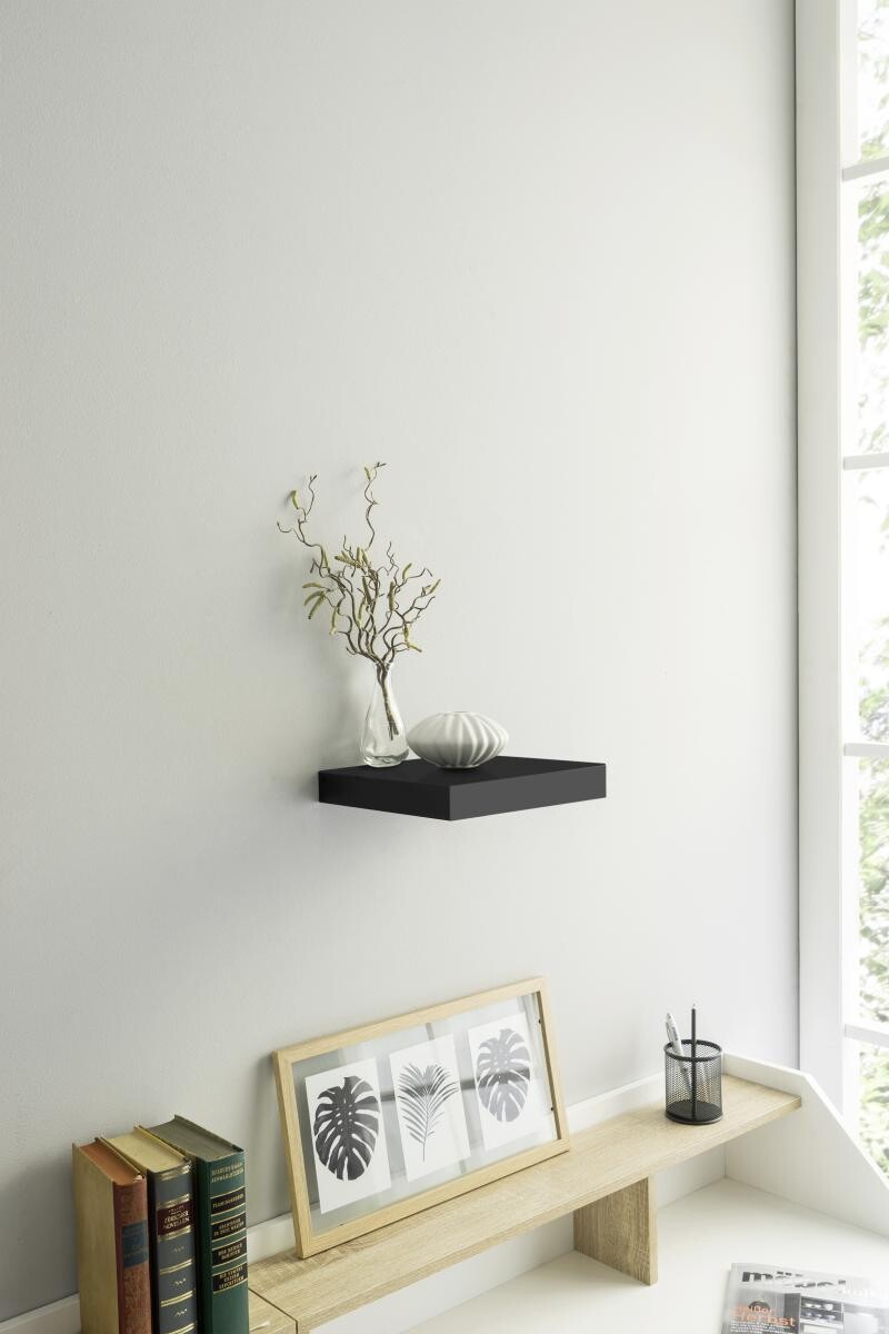Wandboard Shelvy 23 schwarz B/H/T: ca. 24x4x24 cm