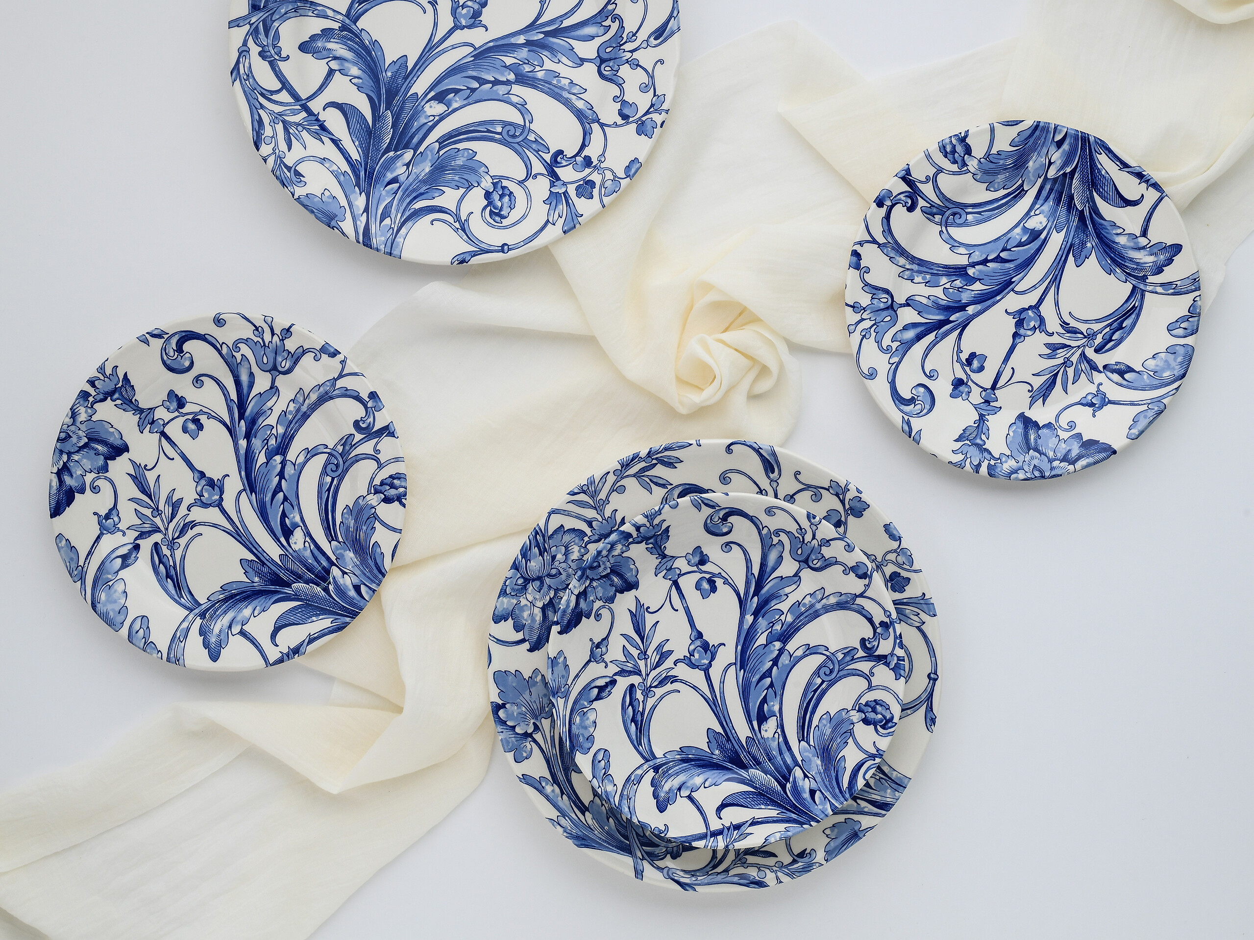 CreaTable Tafelservice Venecia rot Steingut 18 tlg.