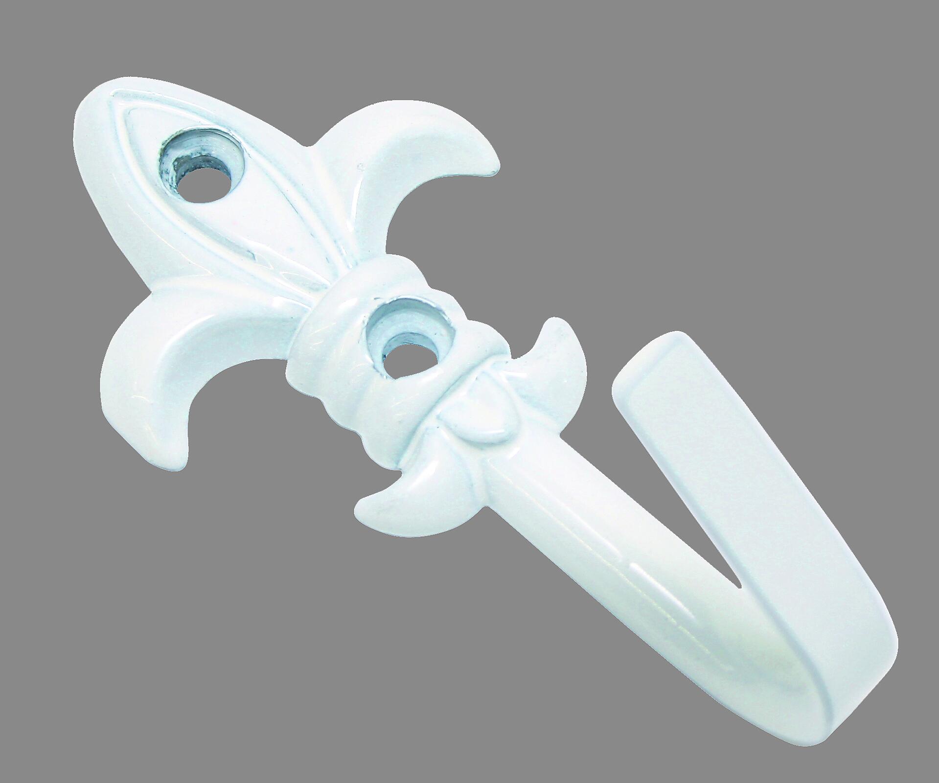 Boviva Zierhaken weiß 2 Packstücke