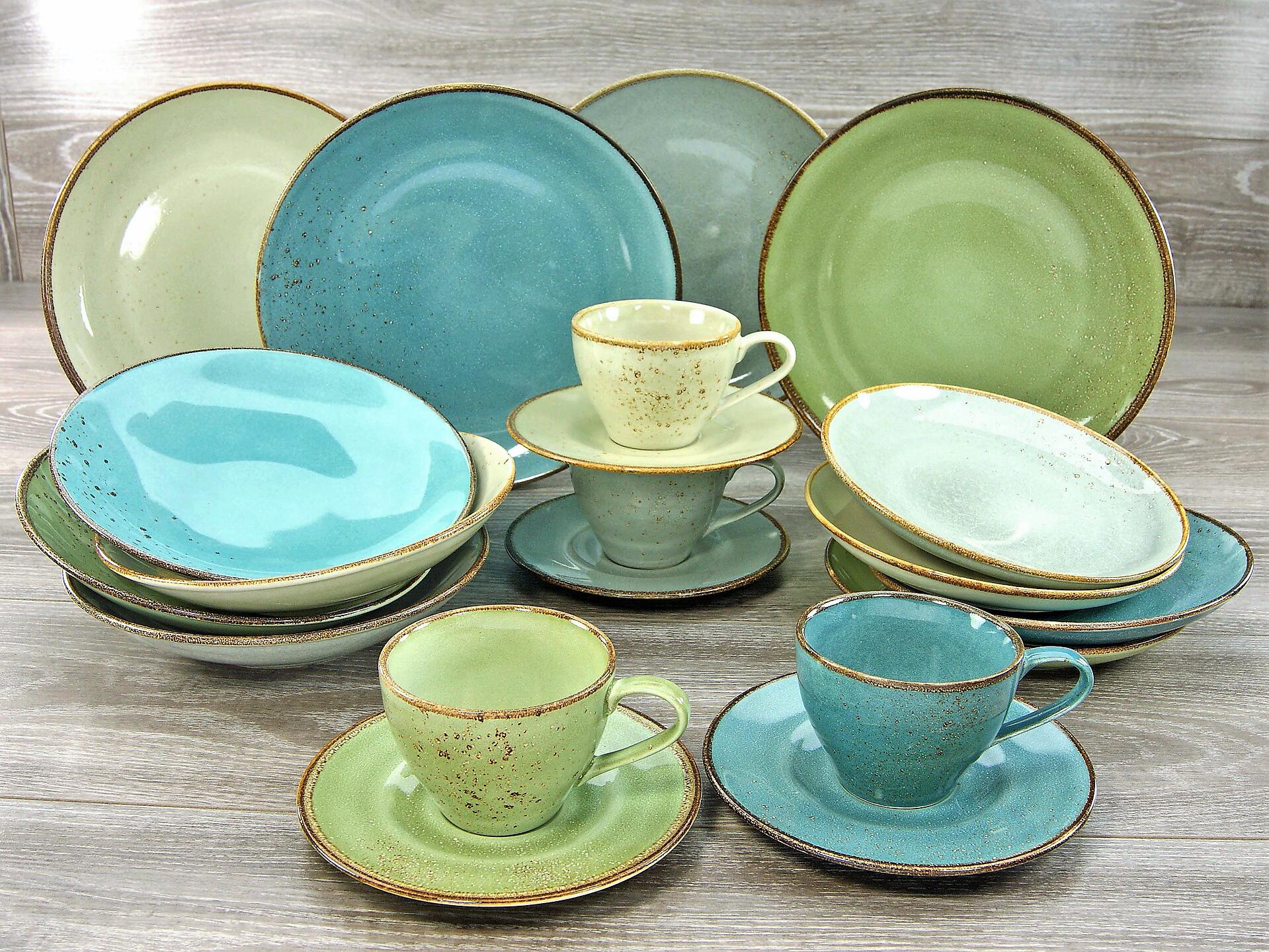 CreaTable Kombiservice Nature Collection bunt Porzellan 20 tlg.