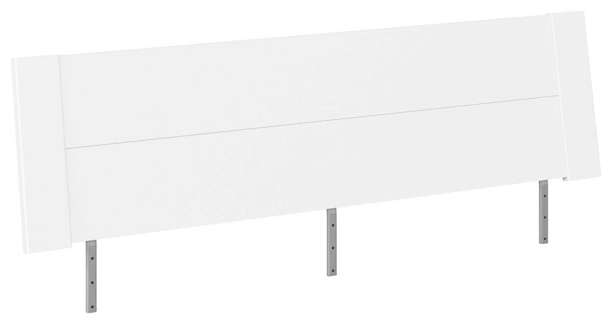 Kopfteil Aditio Alpinweiß B/H/T: ca. 186x68x12 cm