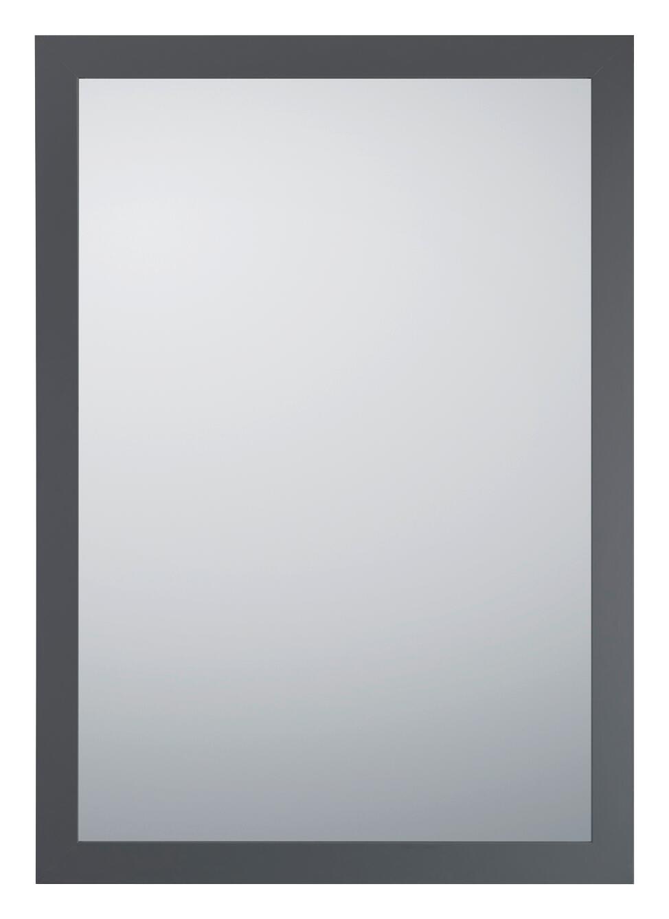 Mirrors&More Rahmenspiegel KIM anthrazit B/H/T: ca. 48x68x2 cm