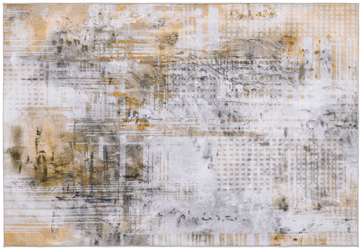 Webteppich Swing beige-grau B/L: ca. 120x160 cm