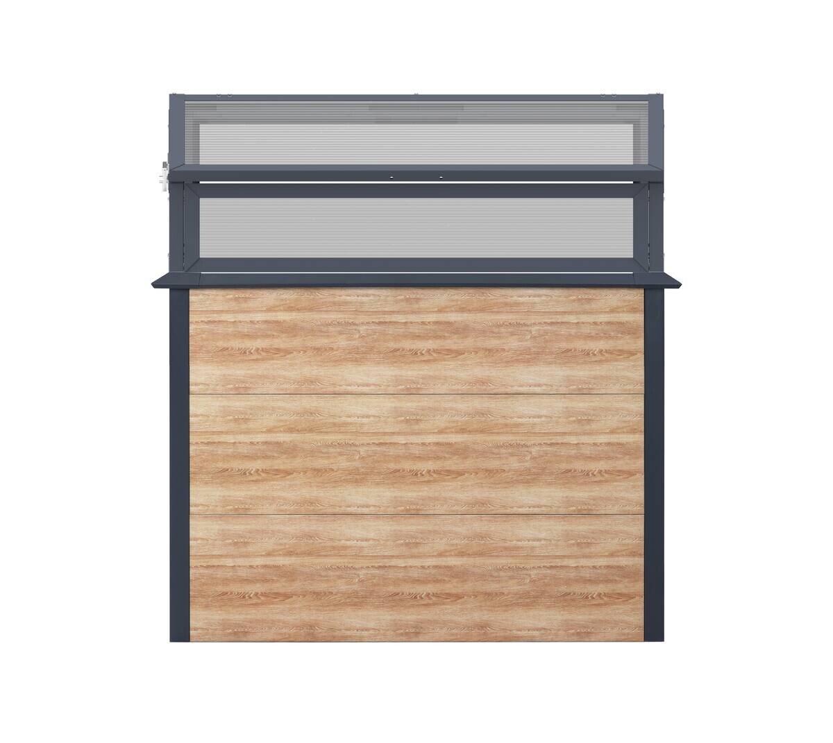 Westmann Hochbeet Primus Holzoptik Stahl B/H/L: ca. 100x113x50 cm