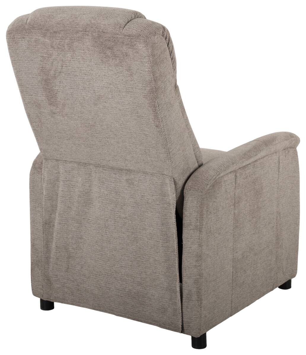 TV-Sessel Delta taupe Webstoff B/H/T: ca. 77x107x91 cm