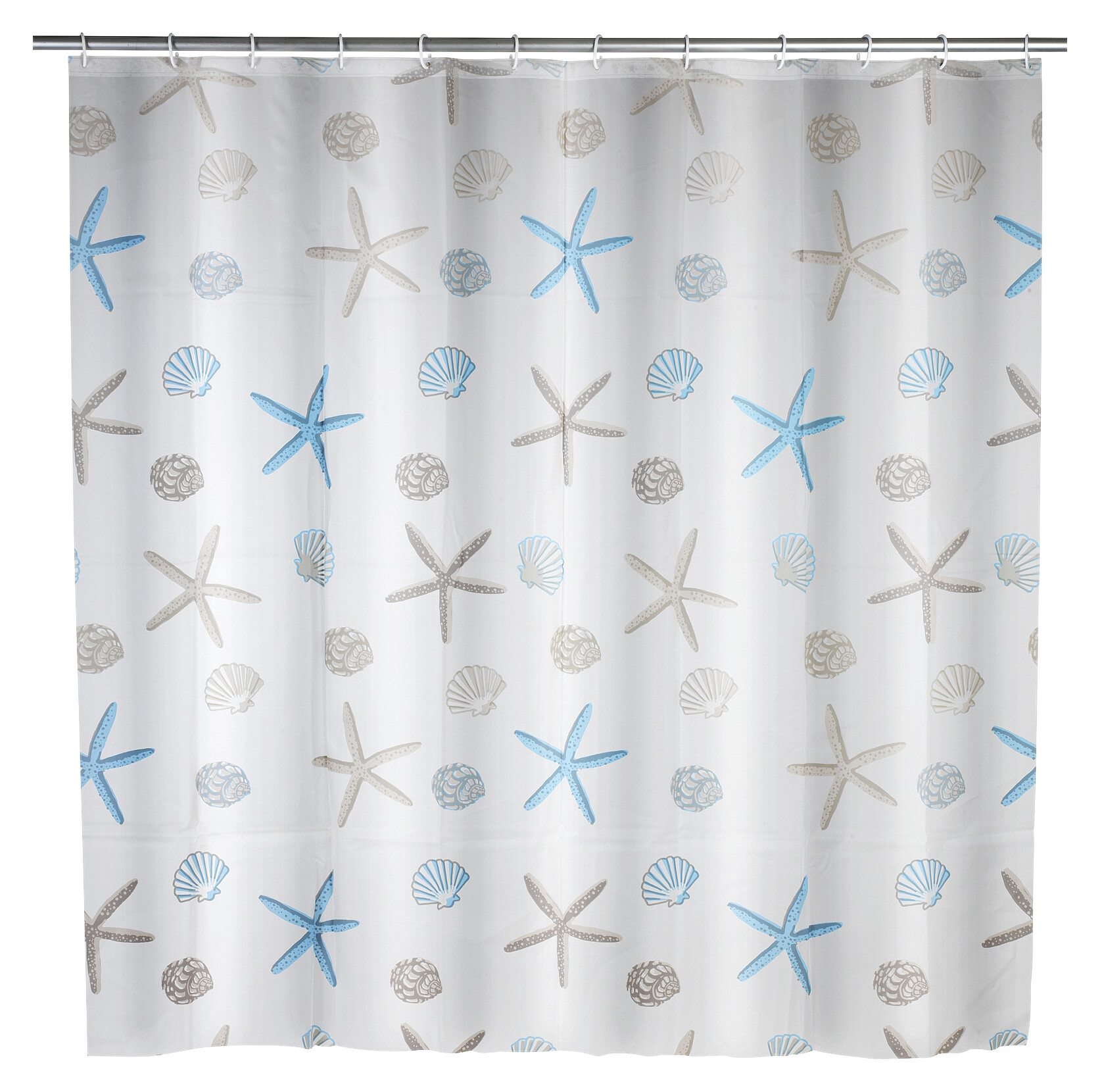 WENKO Duschvorhang Bella Mare bunt Kunststoff B/H: ca. 180x200 cm