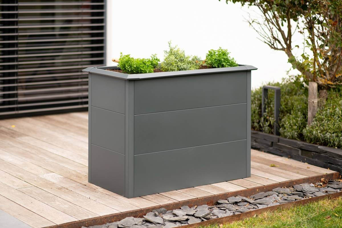 Westmann Hochbeet Primus M anthrazit Metall B/H/T: ca. 100x77x50 cm