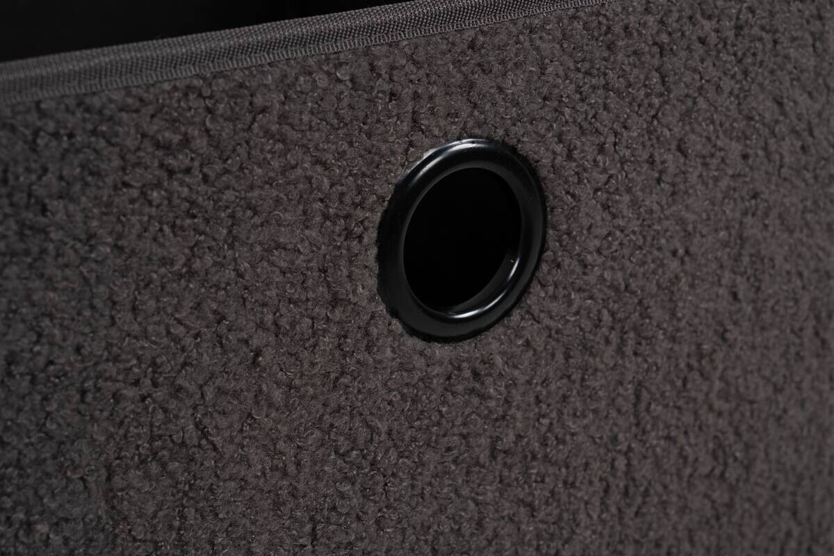 Stoffbox dunkelgrau B/H/T: ca. 32x32x32 cm