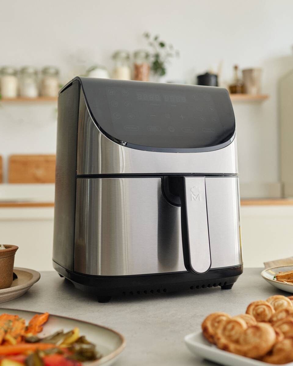 MASTERPRO Heißluftfritteuse BGMP-9309 Rocket silber Kunststoff B/H/T: ca. 42x78x39,5 cm ca. 7,5 l