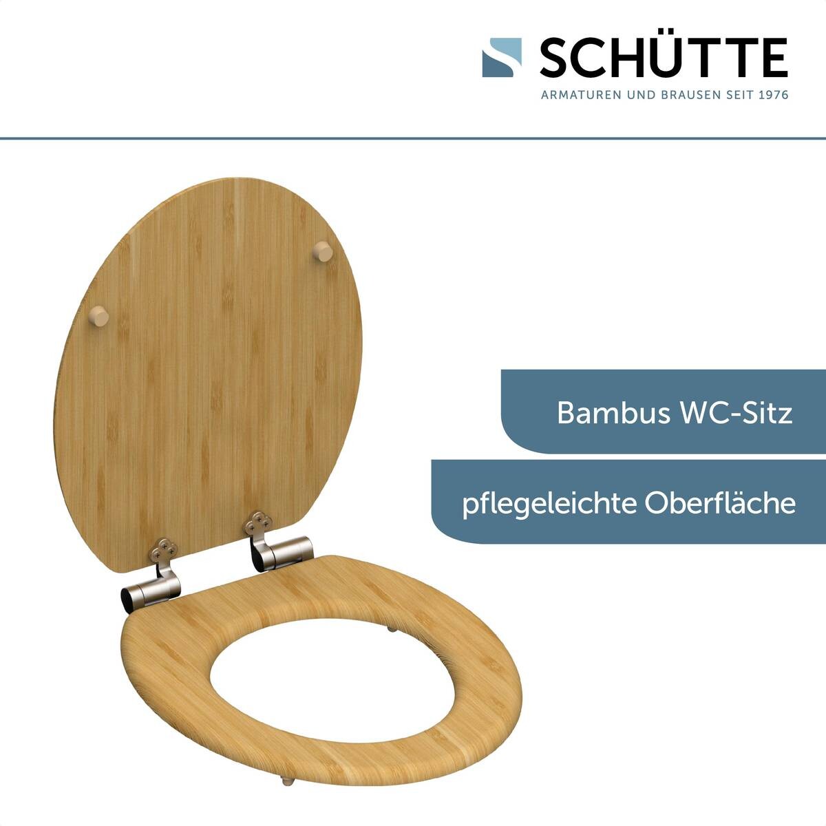 Schütte WC-Sitz Bambus