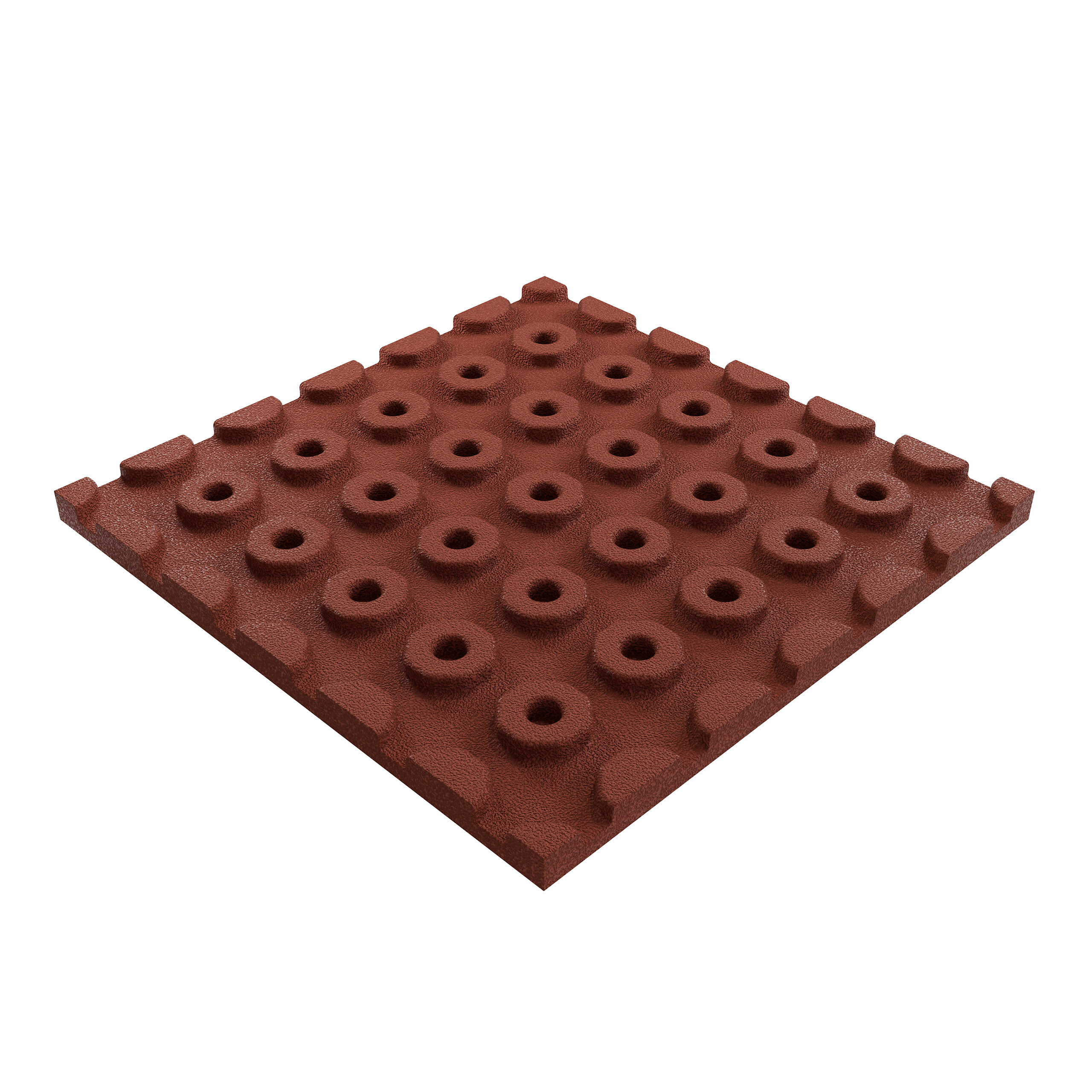 Anti-Trauma Play Bodenfliesen rot B/L: ca. 40x40 cm