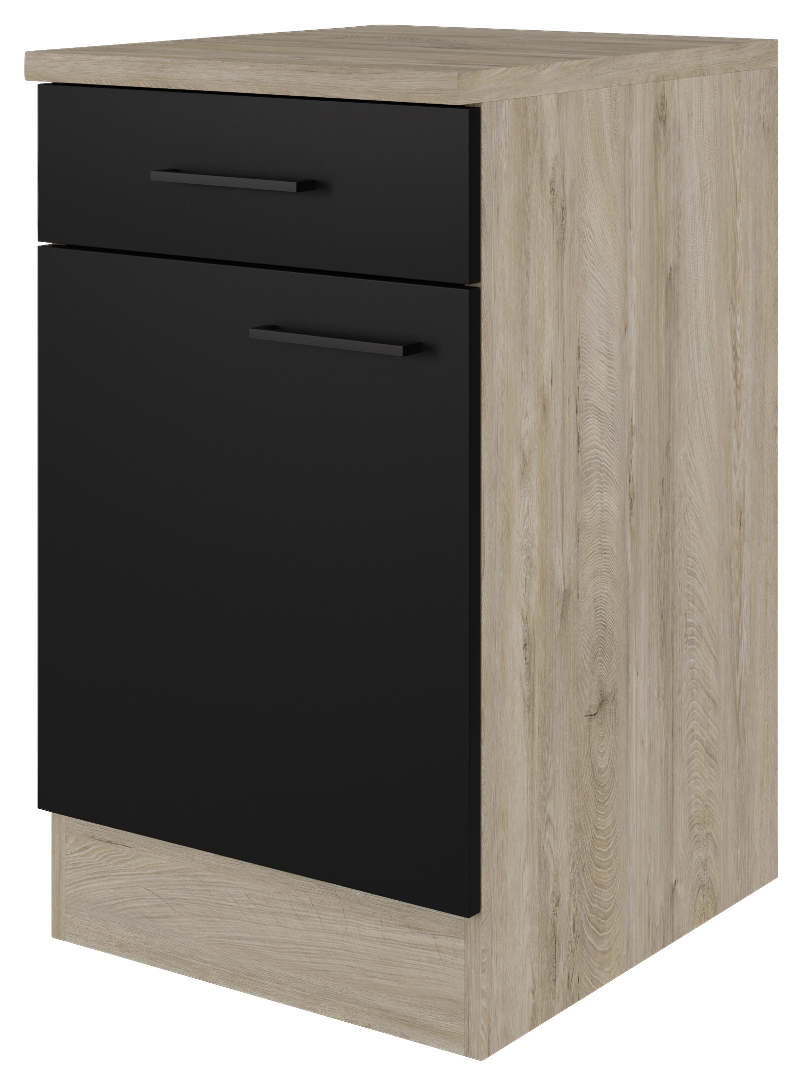 Unterschrank Capri schwarz matt B/H/T: ca. 50x85x60 cm Unterschrank Capri schwarz matt B/H/T: ca. 50x85x60 cm