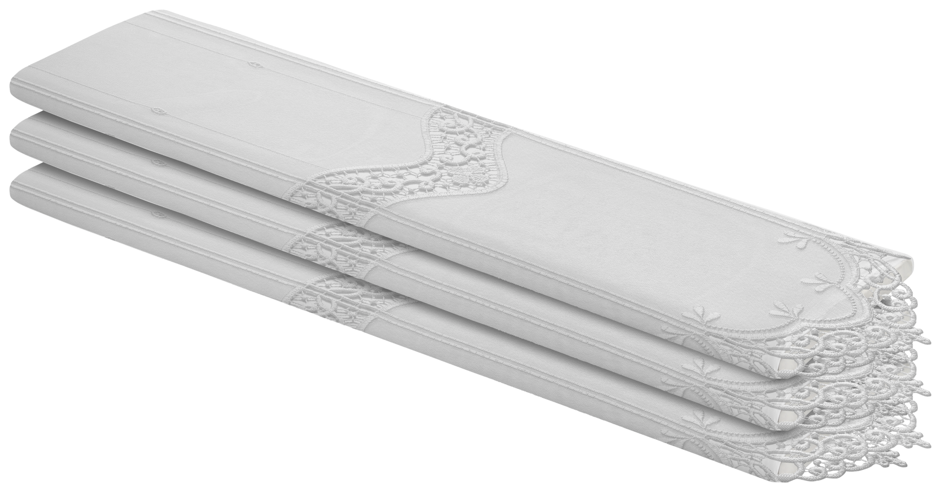 Clipstore-Meterware Haylee weiß H: ca. 140 cm