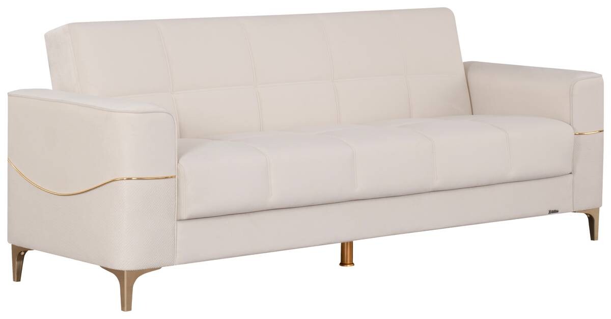 Sofa 3-2-1 Salda beige Microfaser
