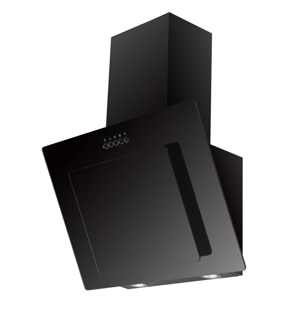 Respekta Winkelküche Economy schwarz matt B/H/T: ca. 280x200x172 cm