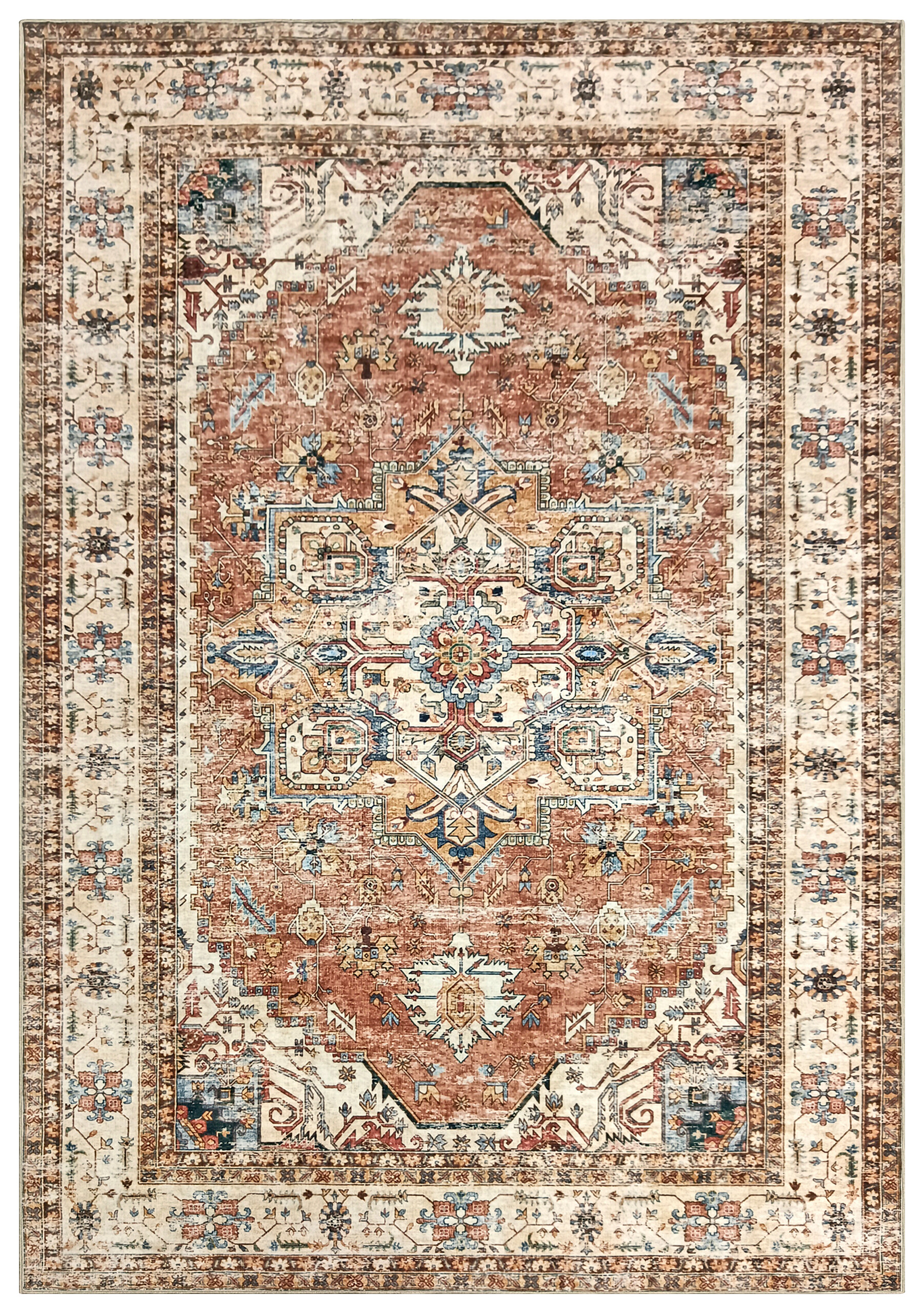 Teppich Silk terra B/L: ca. 200x290 cm
