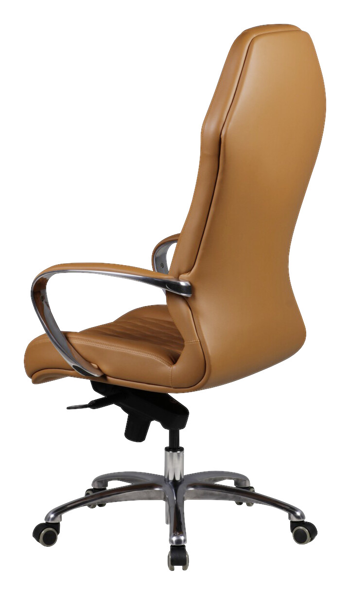 Drehstuhl braun Leder