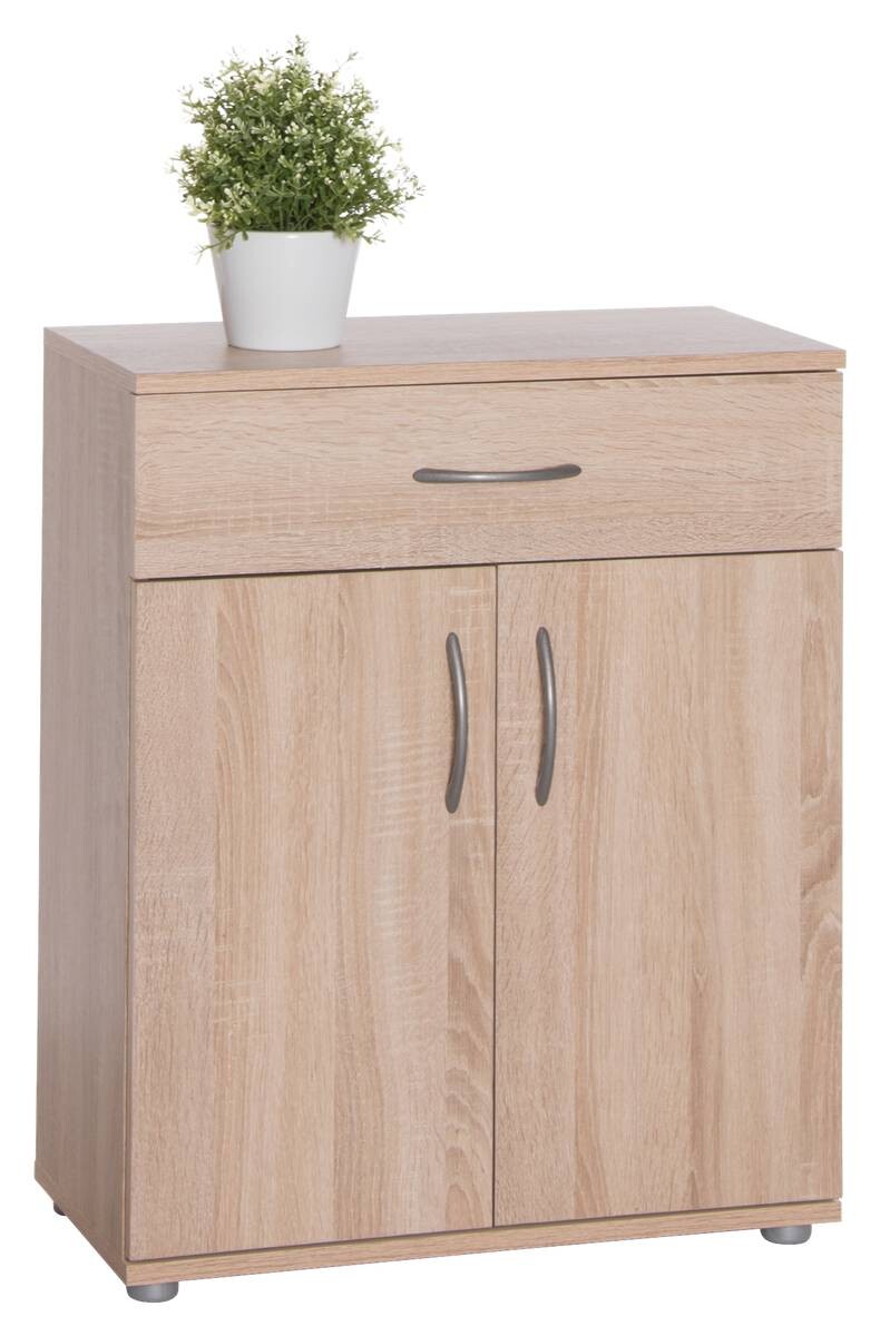 Kommode Peggy 2 Eiche Sonoma Nachbildung B/H/T: ca. 57x69x29 cm