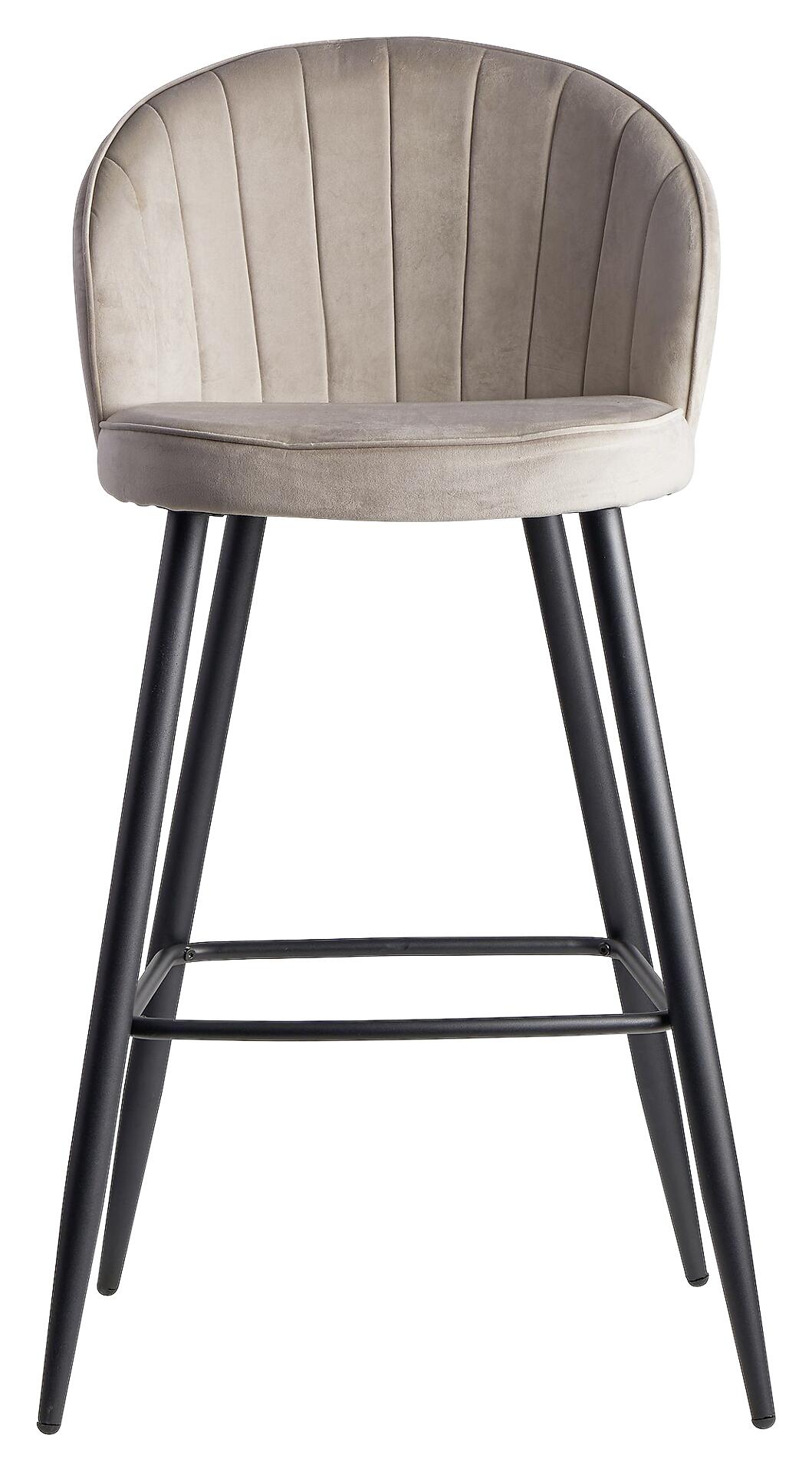 Barhocker beige Stoff B/H/T: ca. 56x102,5x52,5 cm Barhocker beige Stoff B/H/T: ca. 56x102,5x52,5 cm