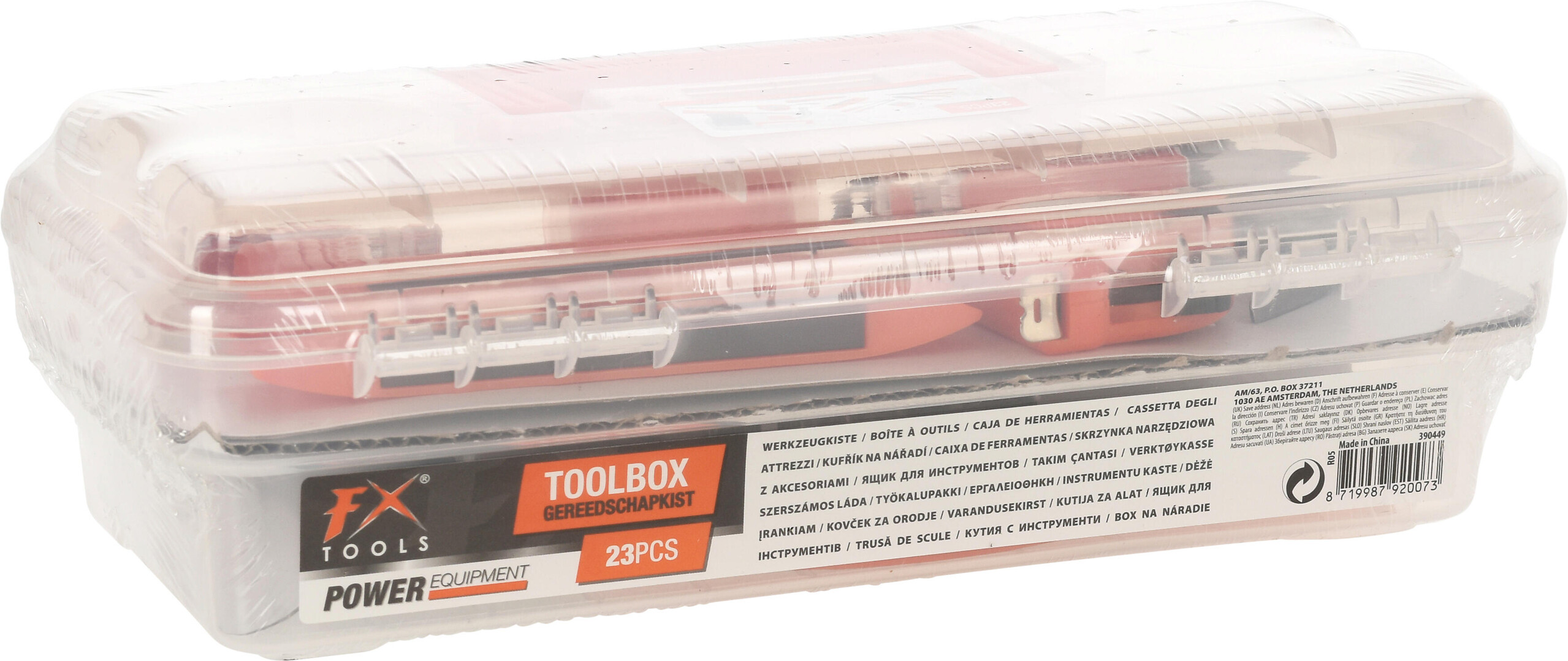 Werkzeugset B/H/L: ca. 30,5x15x9,5 cm 23 tlg. Werkzeugset B/H/L: ca. 30,5x15x9,5 cm 23 tlg.