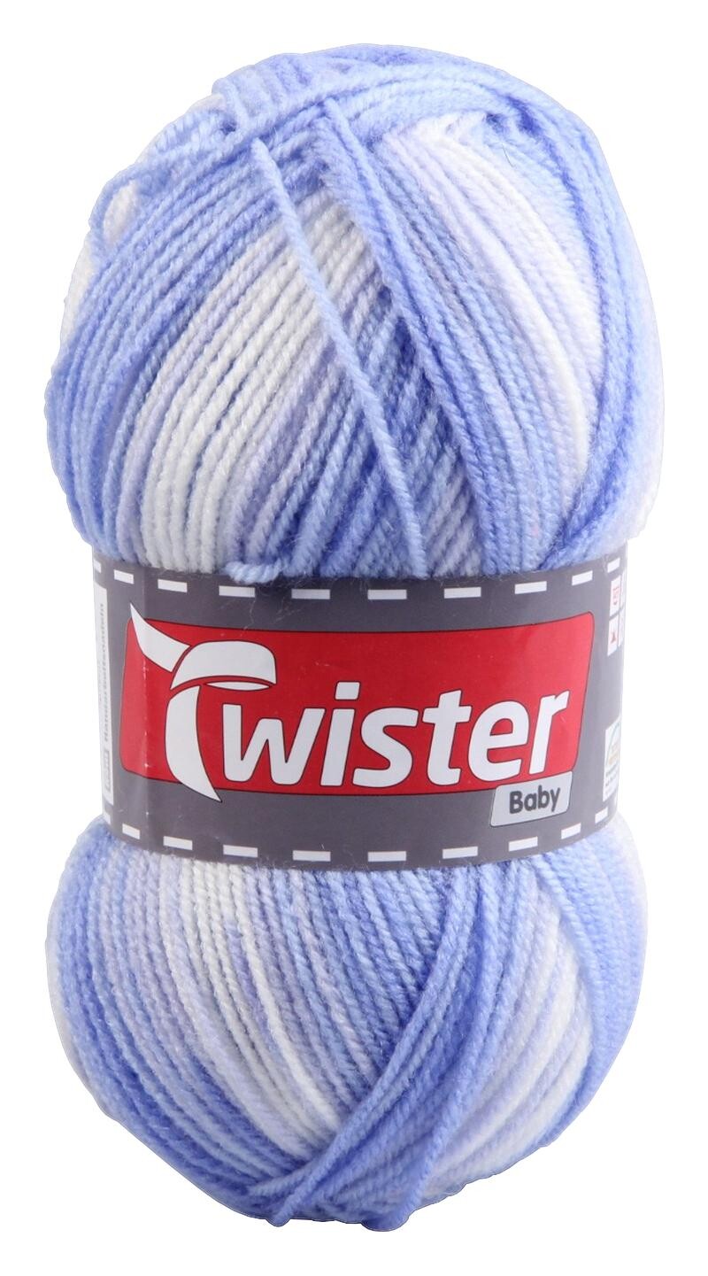 Twister Handstrickgarn Twister Baby himmel L: ca. 21000 cm