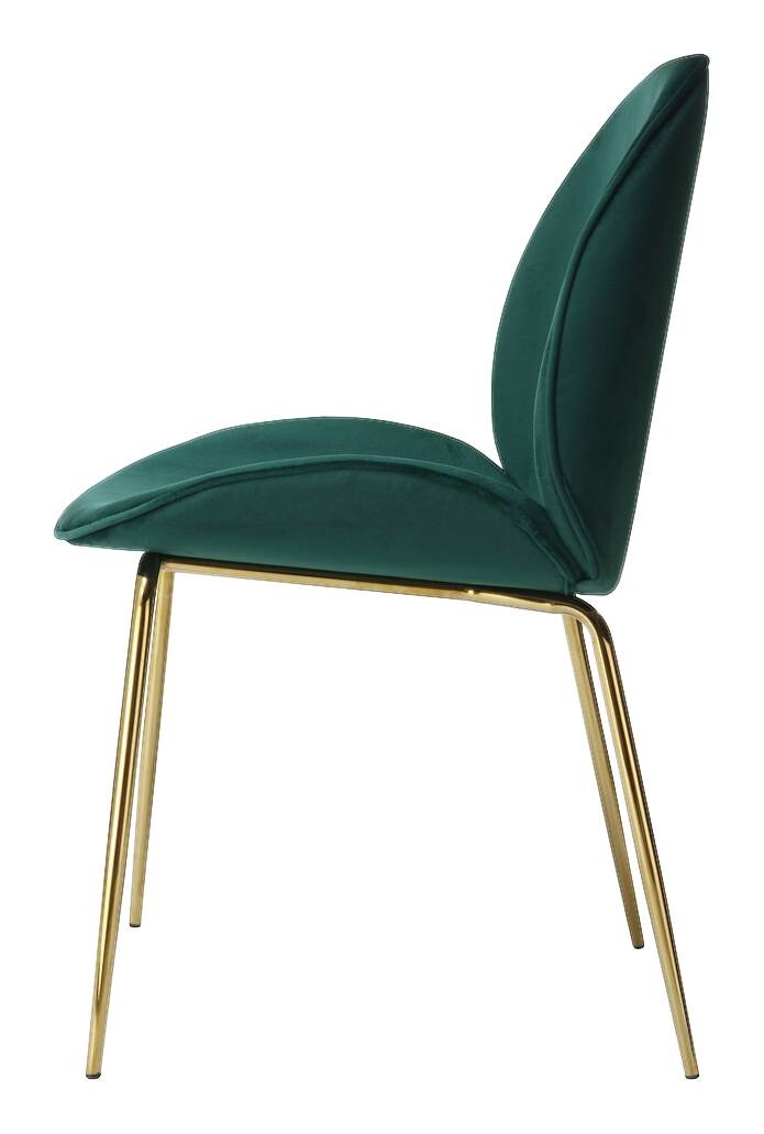 Stuhl Charlize 100 2er grün Microfaser B/H/T: ca. 48x87x59 cm