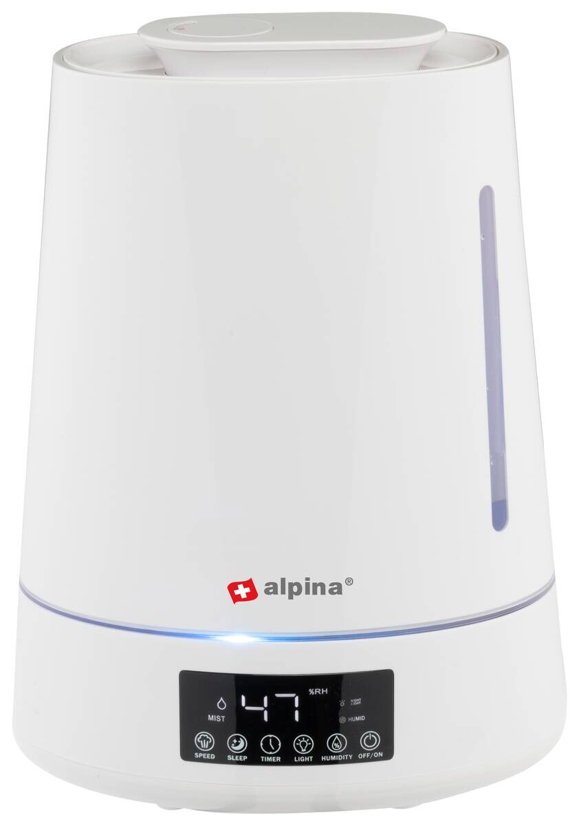 alpina Luftbefeuchter weiß B/H/L: ca. 16x33x25 cm