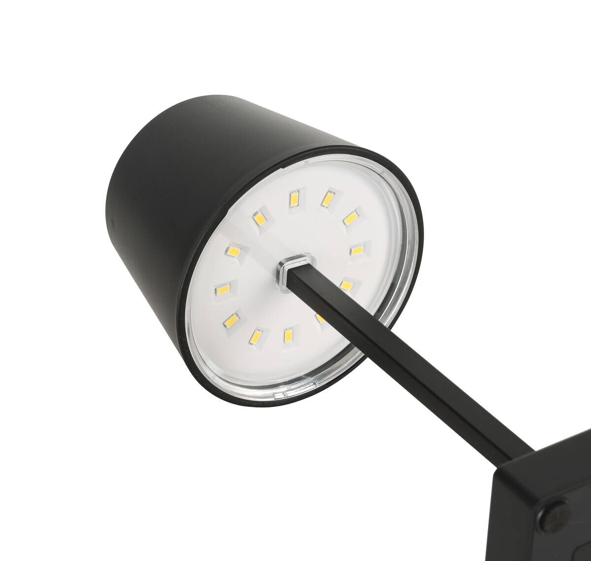 Nolo LED-Tischleuchte Bard schwarz Kunststoff B/H/T: ca. 11x26x11 cm