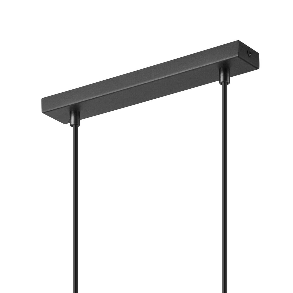 Lamkur Pendelleuchte gold Glas Stahl B/H/L: ca. 8x105x30 cm GU10 2 Brennstellen