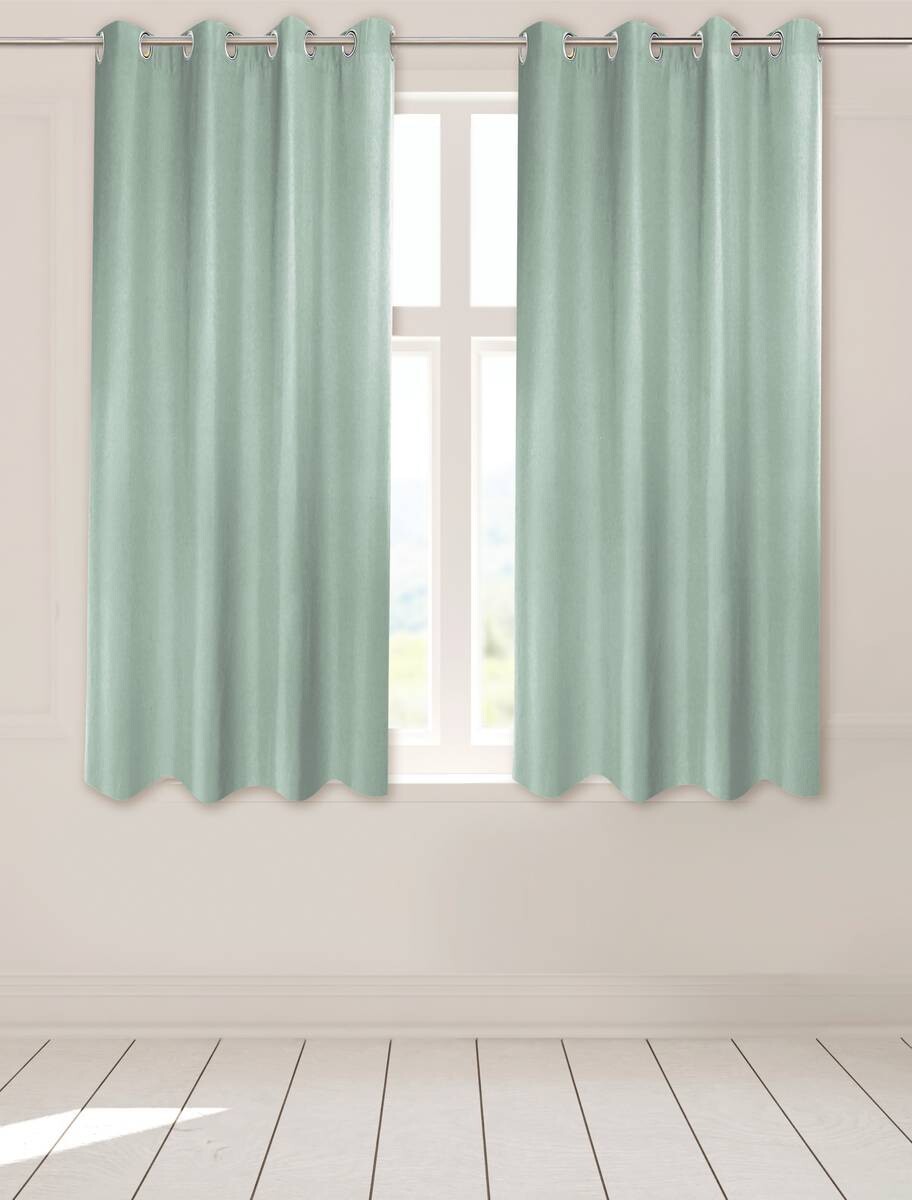 POCOline Ösenvorhang Sorrento salbei B/L: ca. 140x175 cm