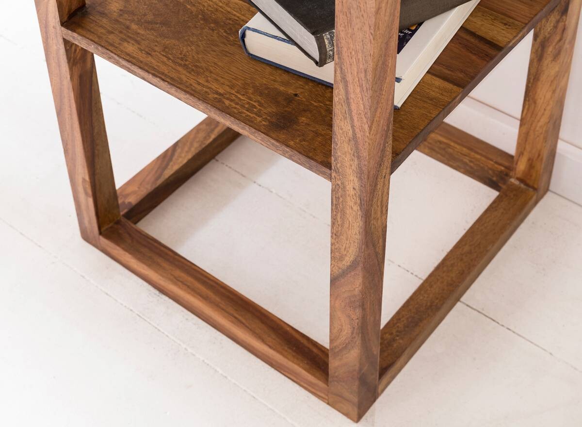 Beistelltisch natur Echtholz B/H/T: ca. 35x90x35 cm