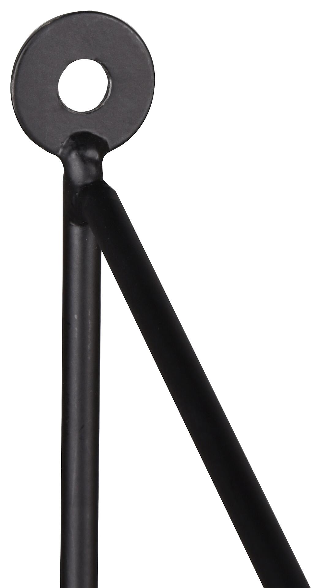 Wandregal Ella schwarz B/H/T: ca. 60x62x15 cm