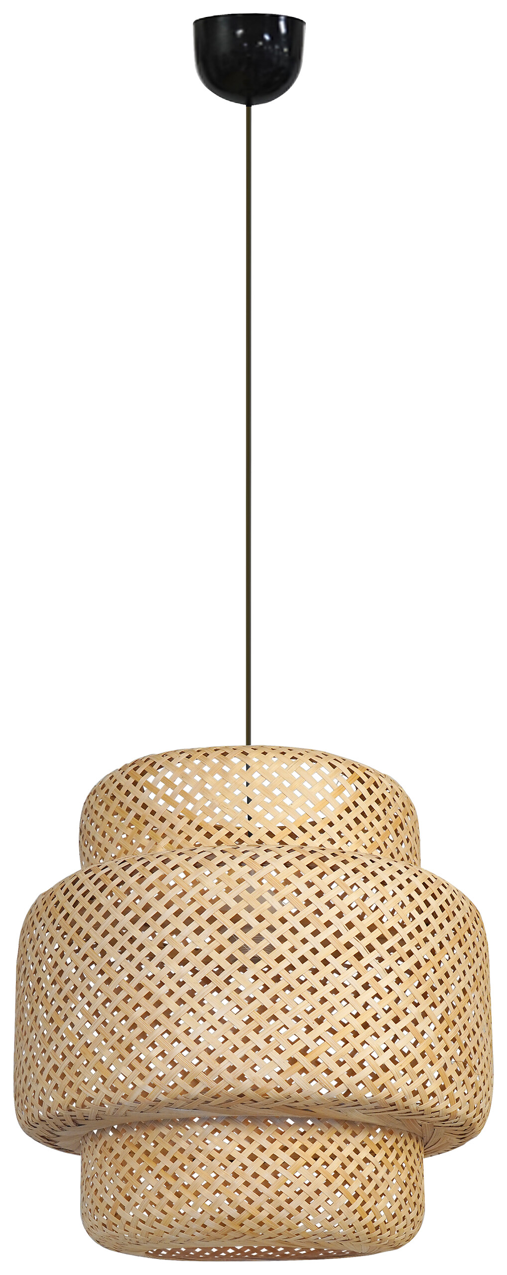 POCOline Pendelleuchte Bamboo H/D: ca. 120x40 cm null 1 Brennstellen