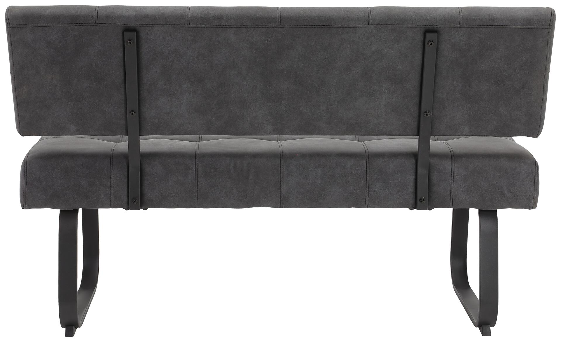 Sitzbank Luise I B anthrazit Vintage B/H/T: ca. 140x90x64 cm