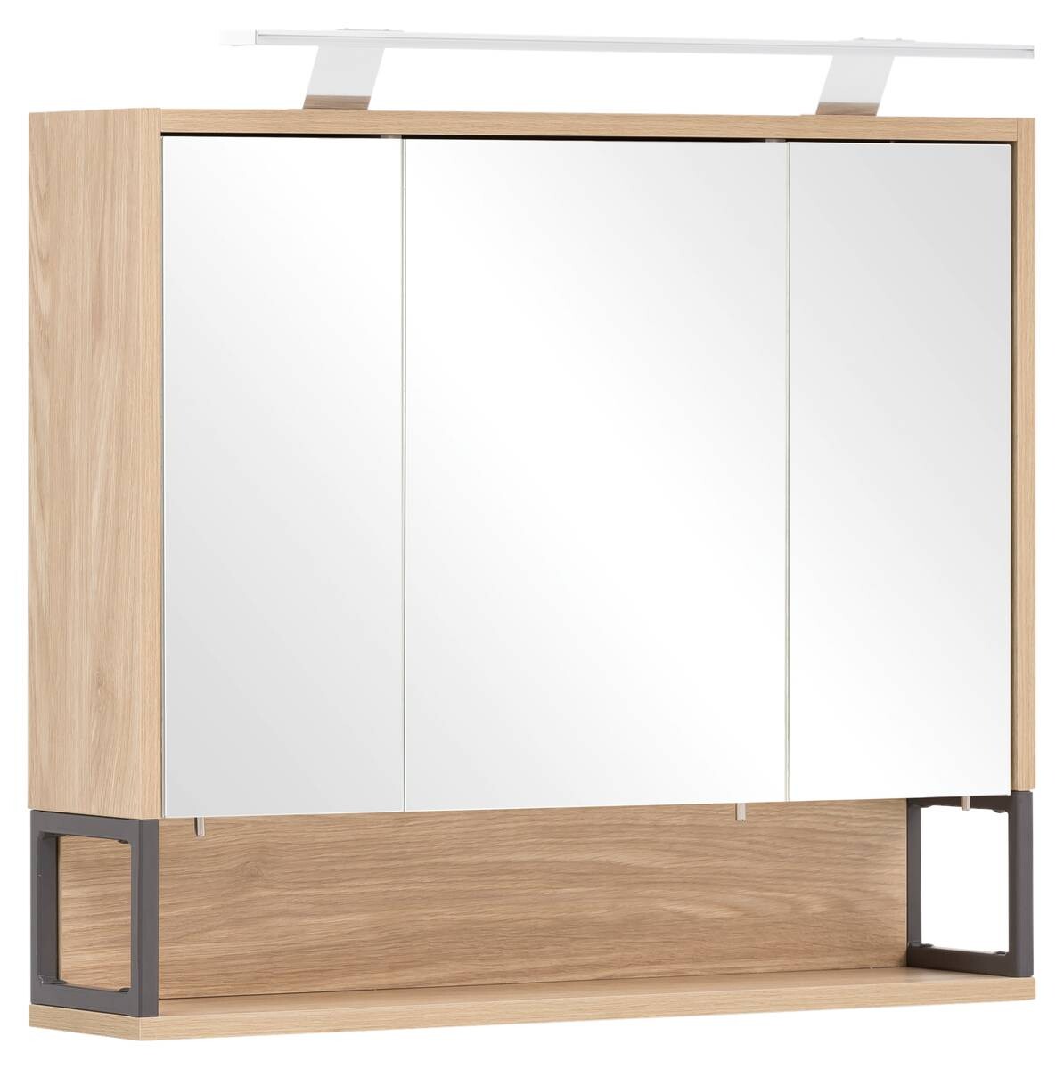 Spiegelschrank Limone Eiche hell Nachbildung B/H/T: ca. 70x66,1x16 cm Spiegelschrank Limone Eiche hell Nachbildung B/H/T: ca. 70x66,1x16 cm