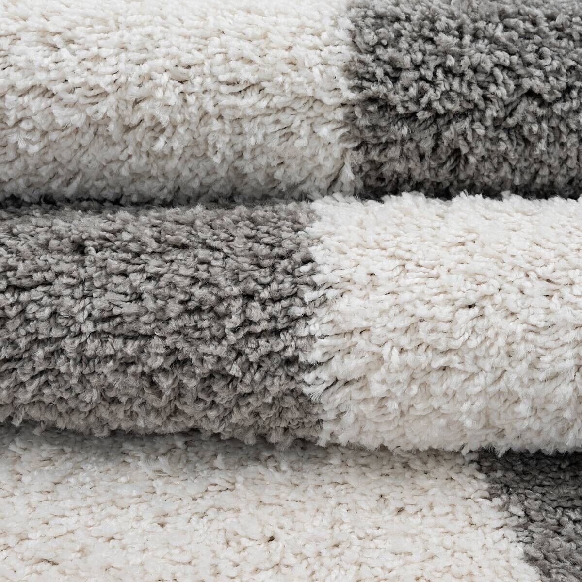 Sanat Hochflorteppich MILANO hellgrau B/L: ca. 80x200 cm