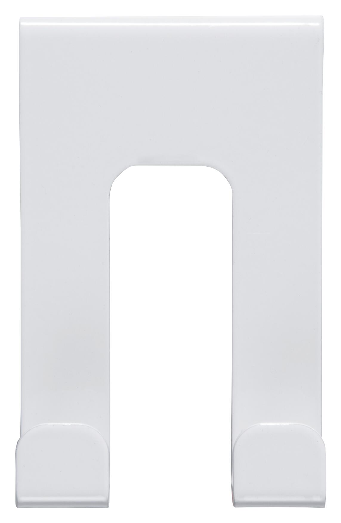 Türgarderobe Hook 2 weiß pulverbeschichtet Metall B/H/T: ca. 5,01x8x4,2 cm