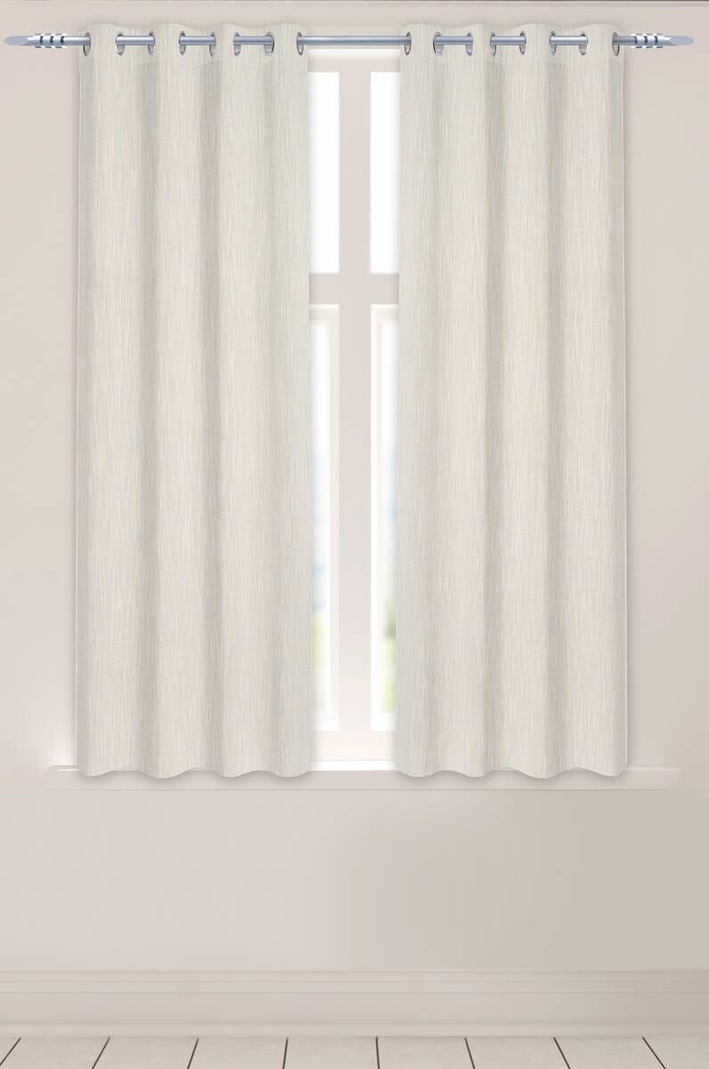 Ösenvorhang Savina stein B/L: ca. 140x175 cm