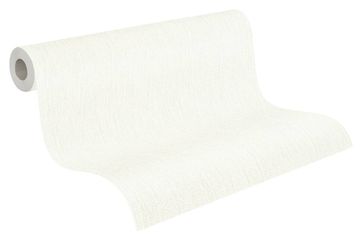 A.S.Creation Vliestapete Flavour Uni weiß B/L: ca. 53x1005 cm