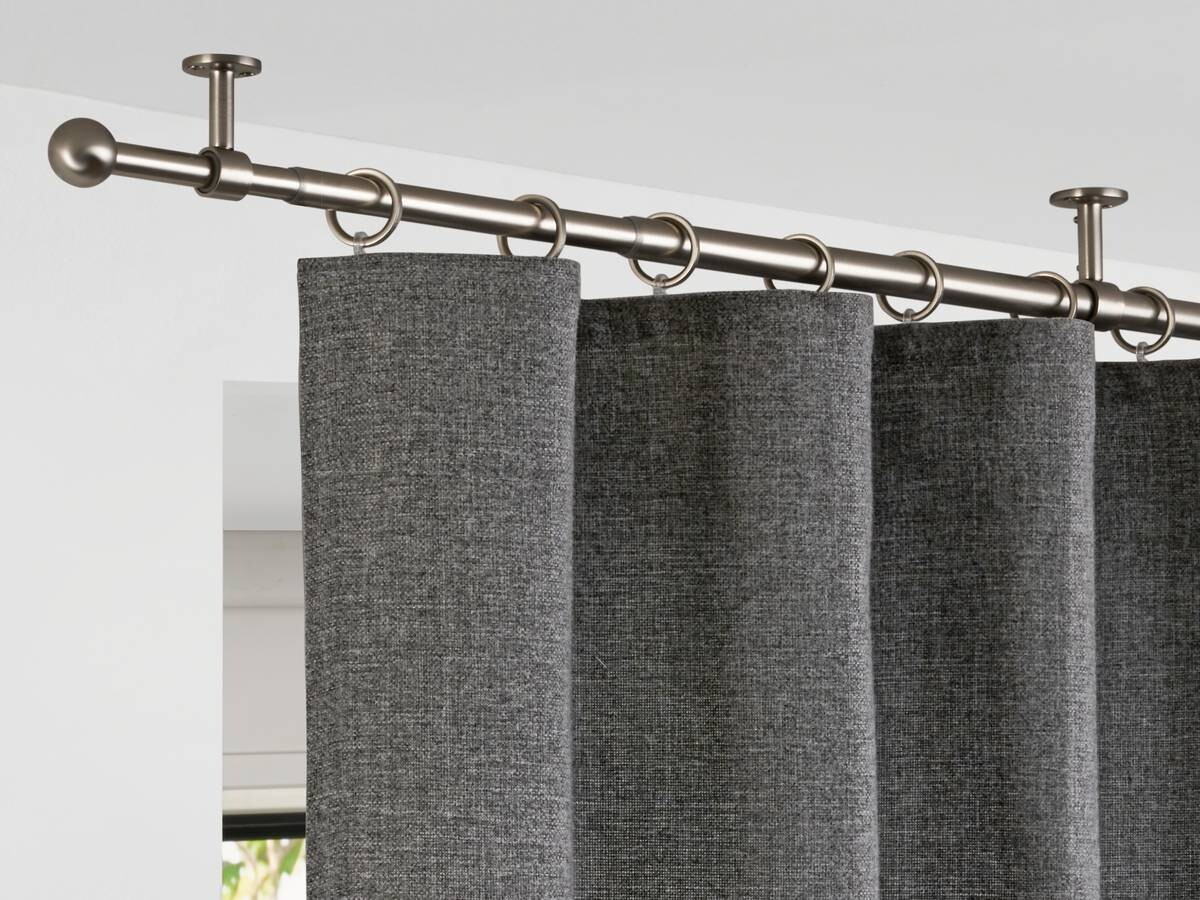 ondeco Stilgarnituren Edelstahloptik Metall L: ca. 400 cm ausziehbar von ca. 210 bis 400 cm 1.0 Läufe