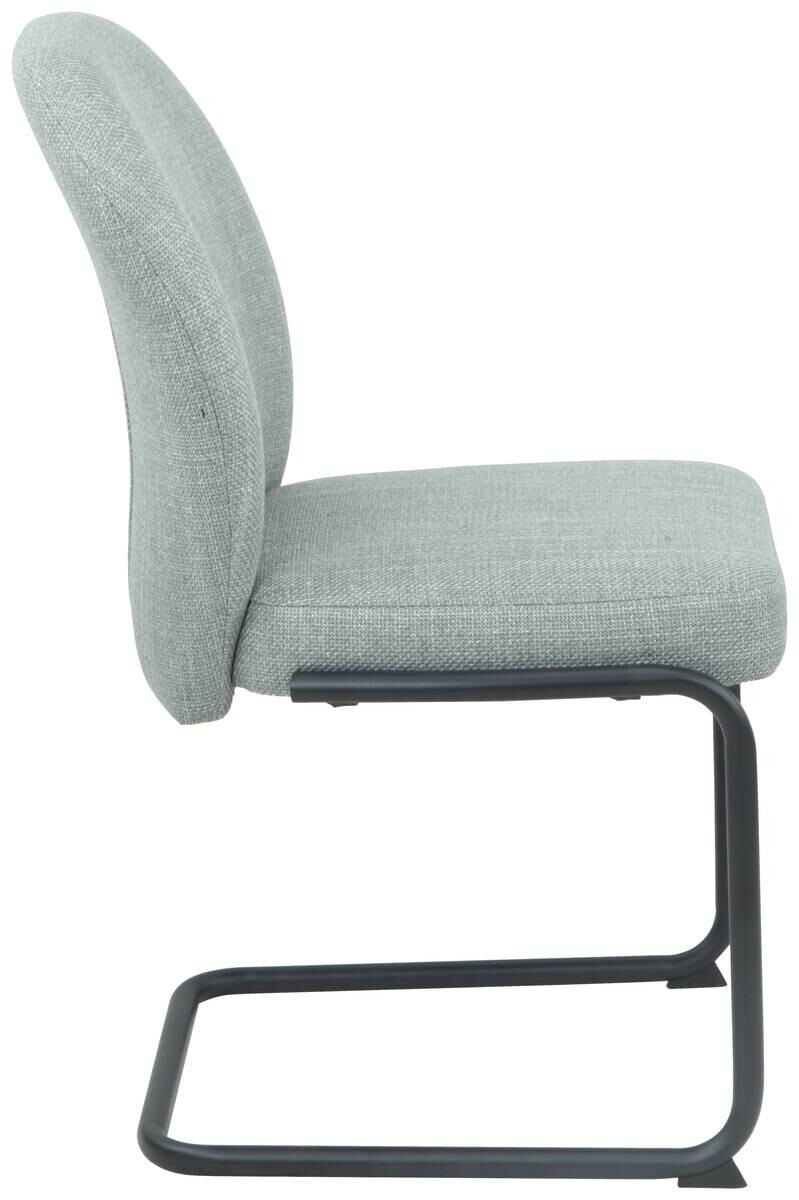 Schwingstuhl Karen II, 2er-Set mint Webstoff Metall B/H/T: ca. 53x90x62 cm