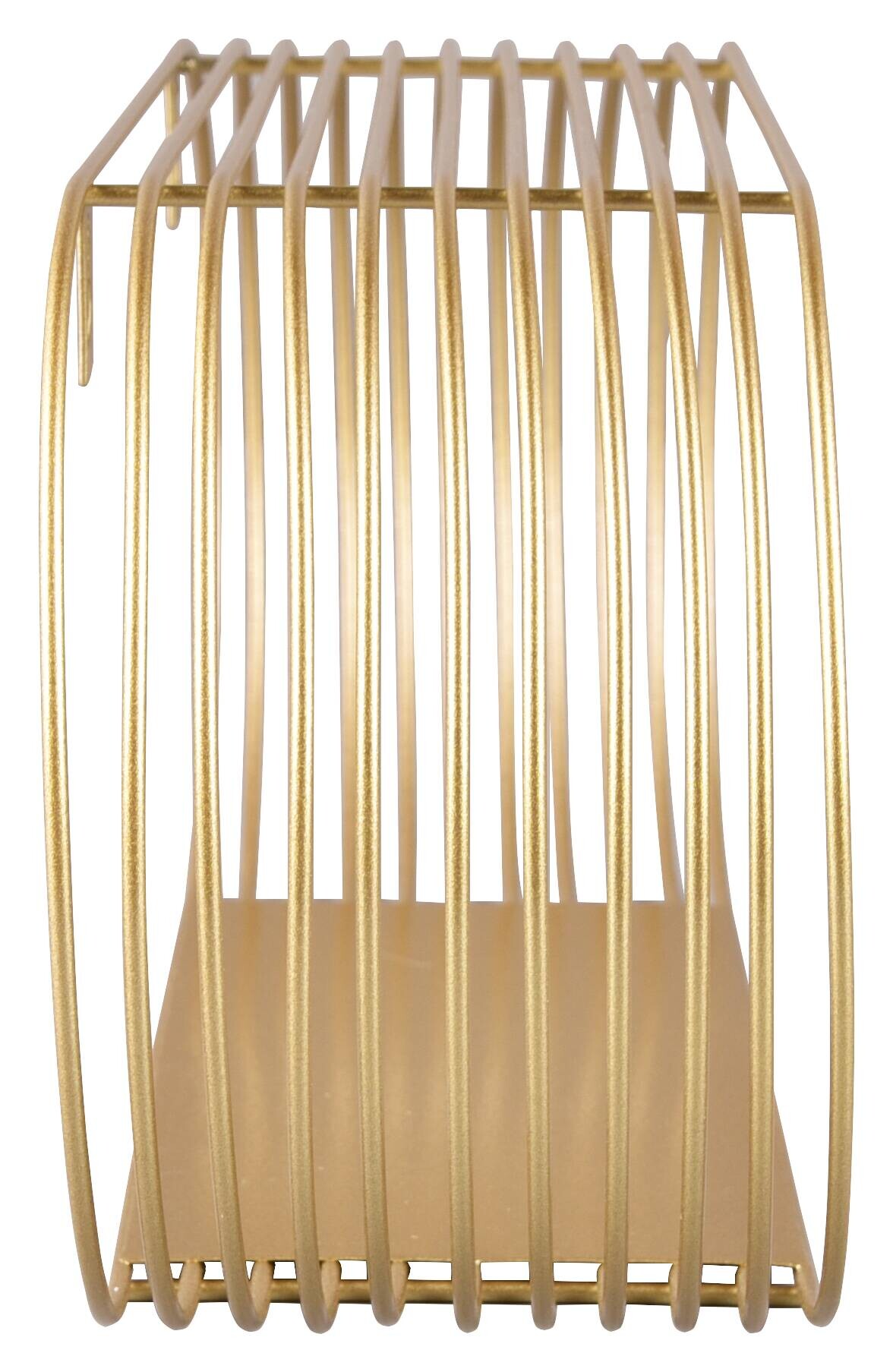 Wandregal Jessica gold Optik Metall