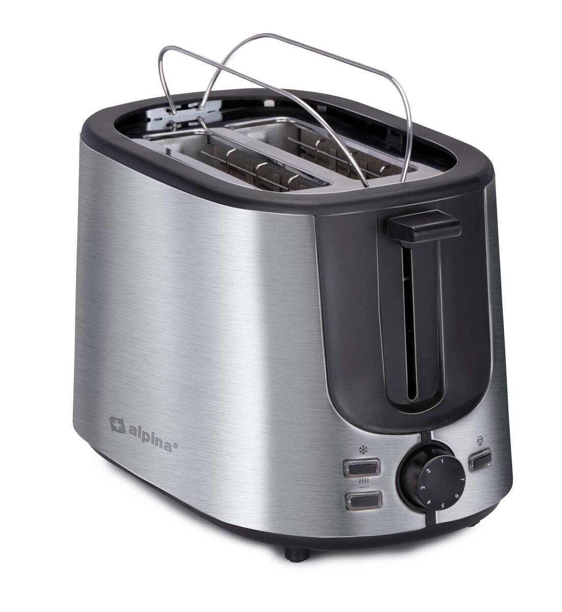 alpina Toastautomat silber Edelstahl