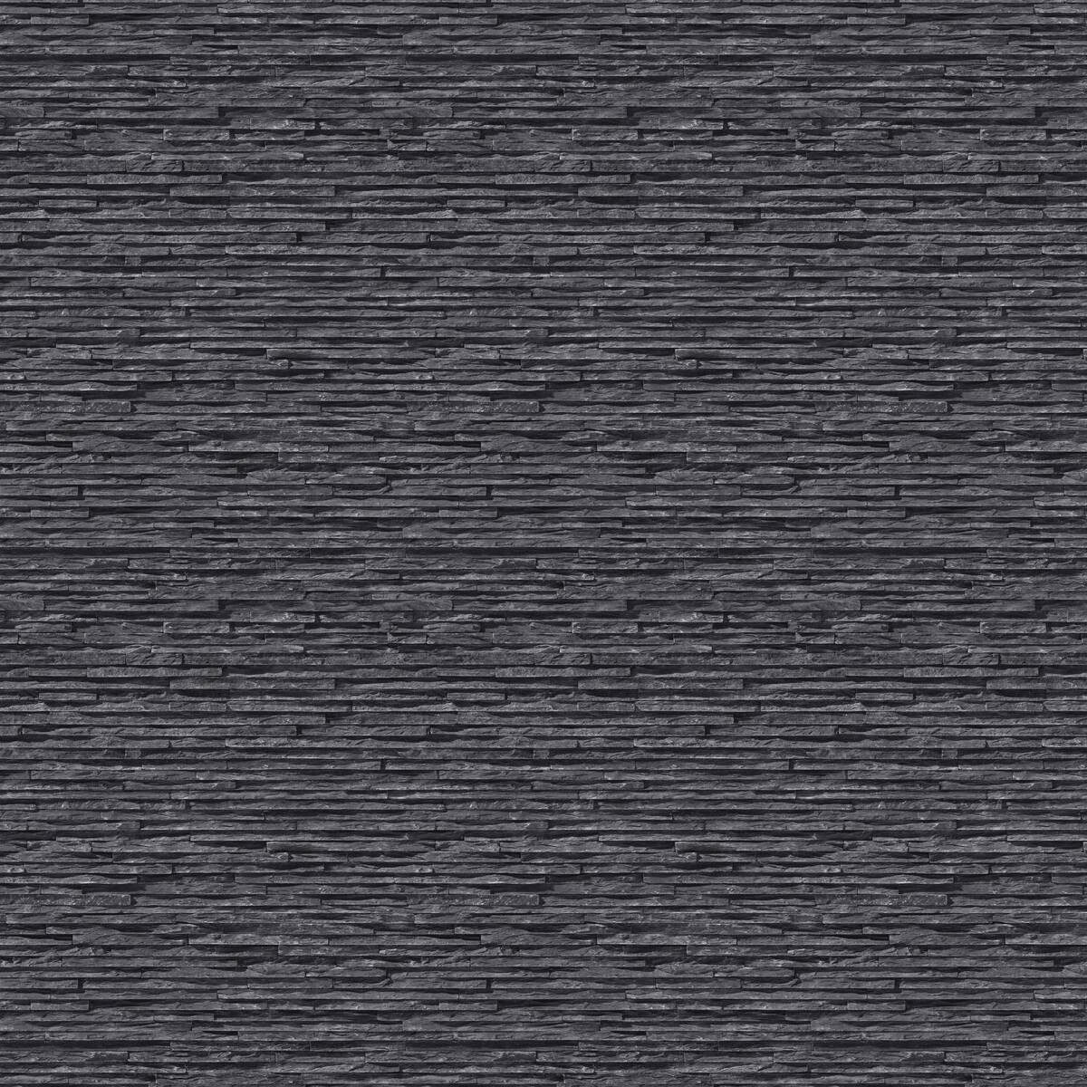 UGEPA Papiertapete Steinoptik anthrazit B/L: ca. 53x1005 cm