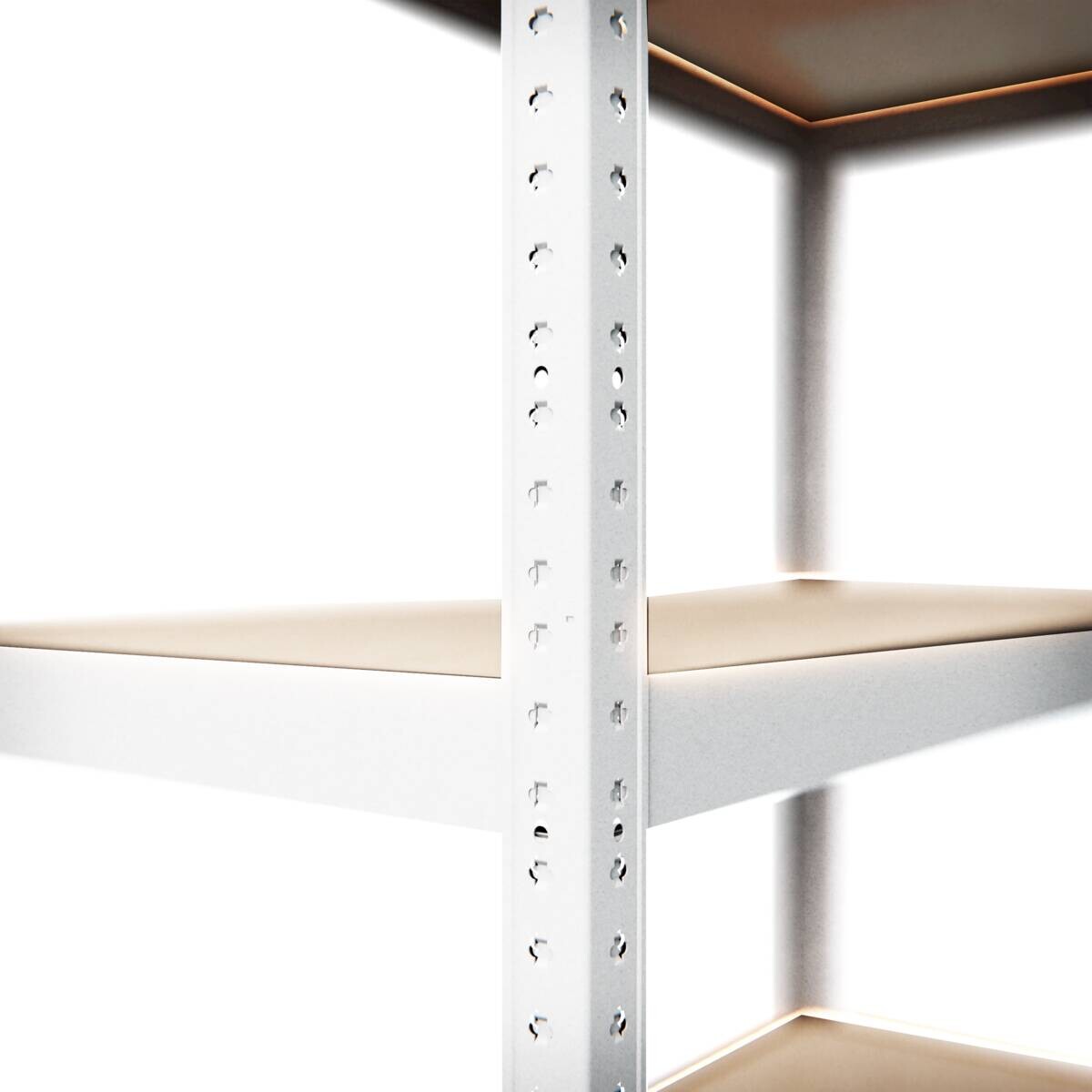 Regal weiß B/H/T: ca. 90x180x60 cm