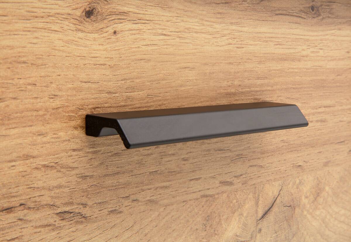 Badhochschrank Lanos Eiche Nachbildung anthrazit B/H/T: ca. 30x178,4x32,6 cm