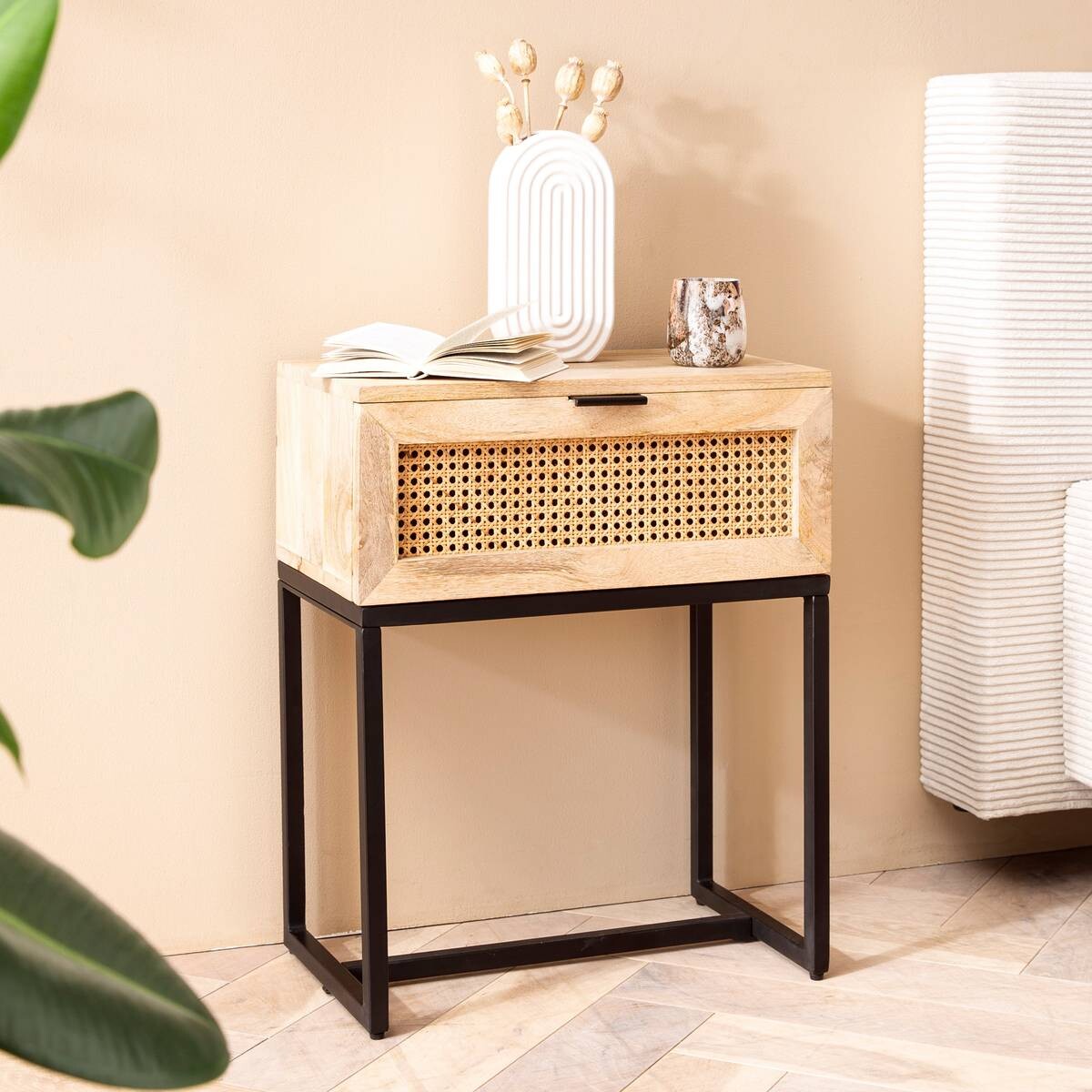 Nachtkonsole natur B/H/T: ca. 50x60x30 cm Nachtkonsole natur B/H/T: ca. 50x60x30 cm